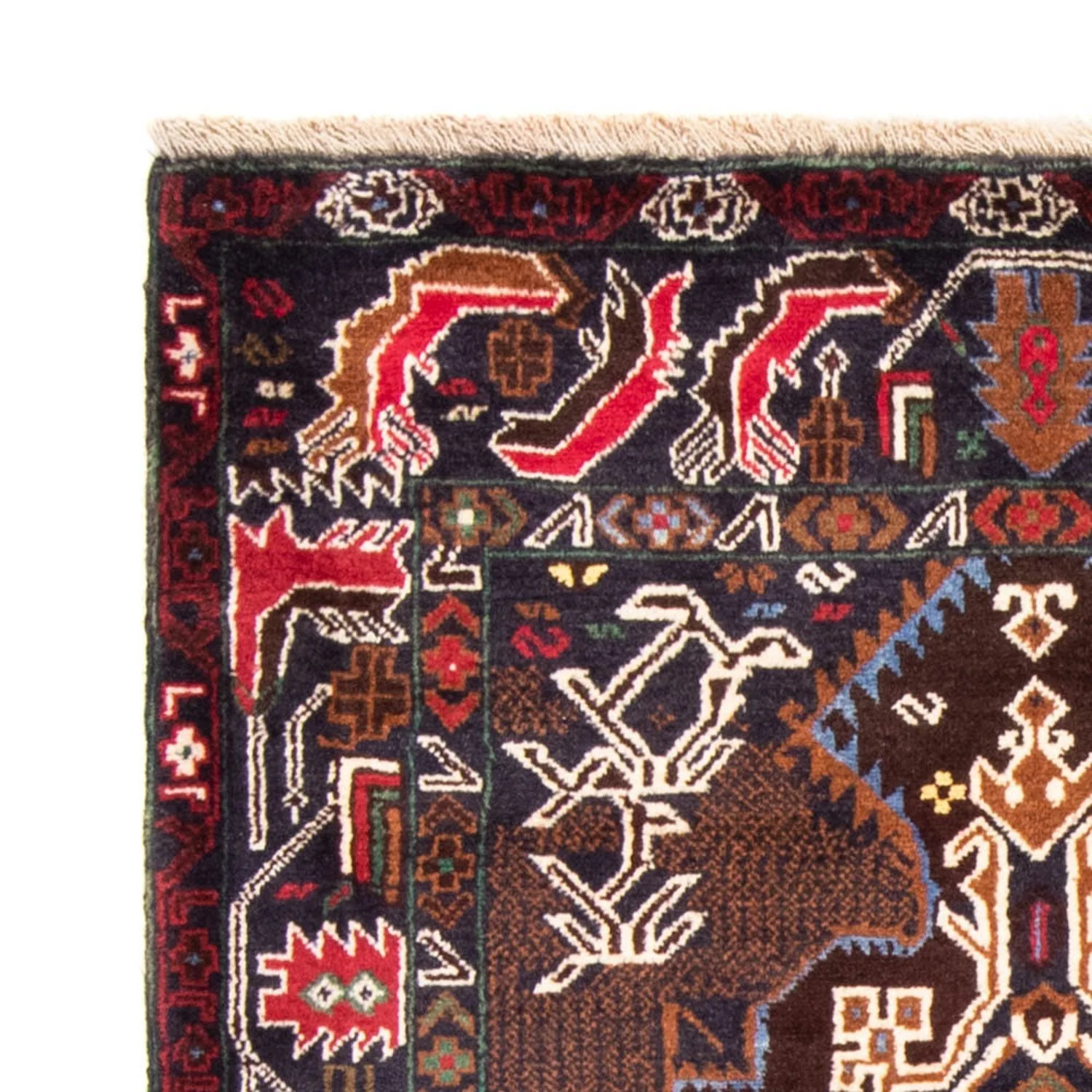 Belutsch Teppich 201 x 112 cm - hellchoco - Image 3