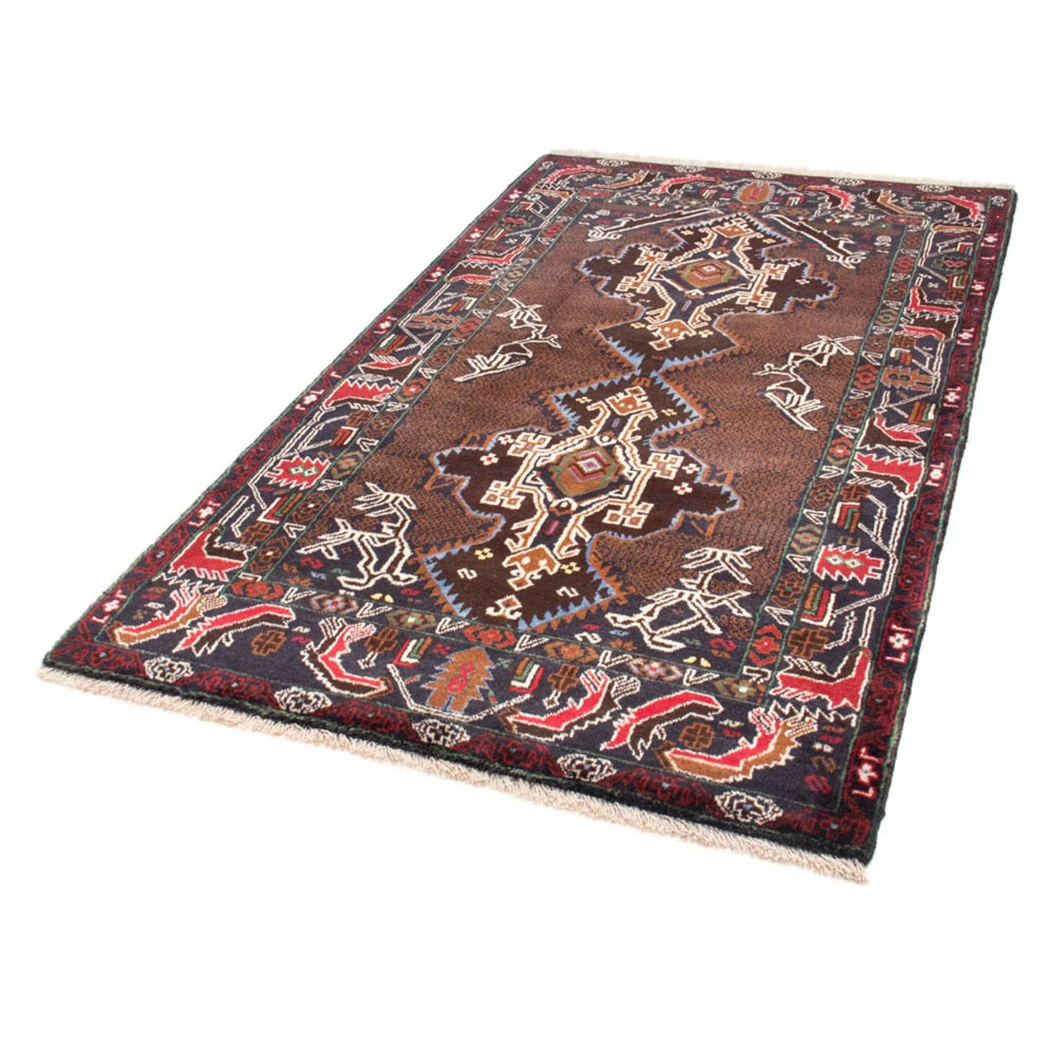 Belutsch Teppich 201 x 112 cm - hellchoco - Image 5