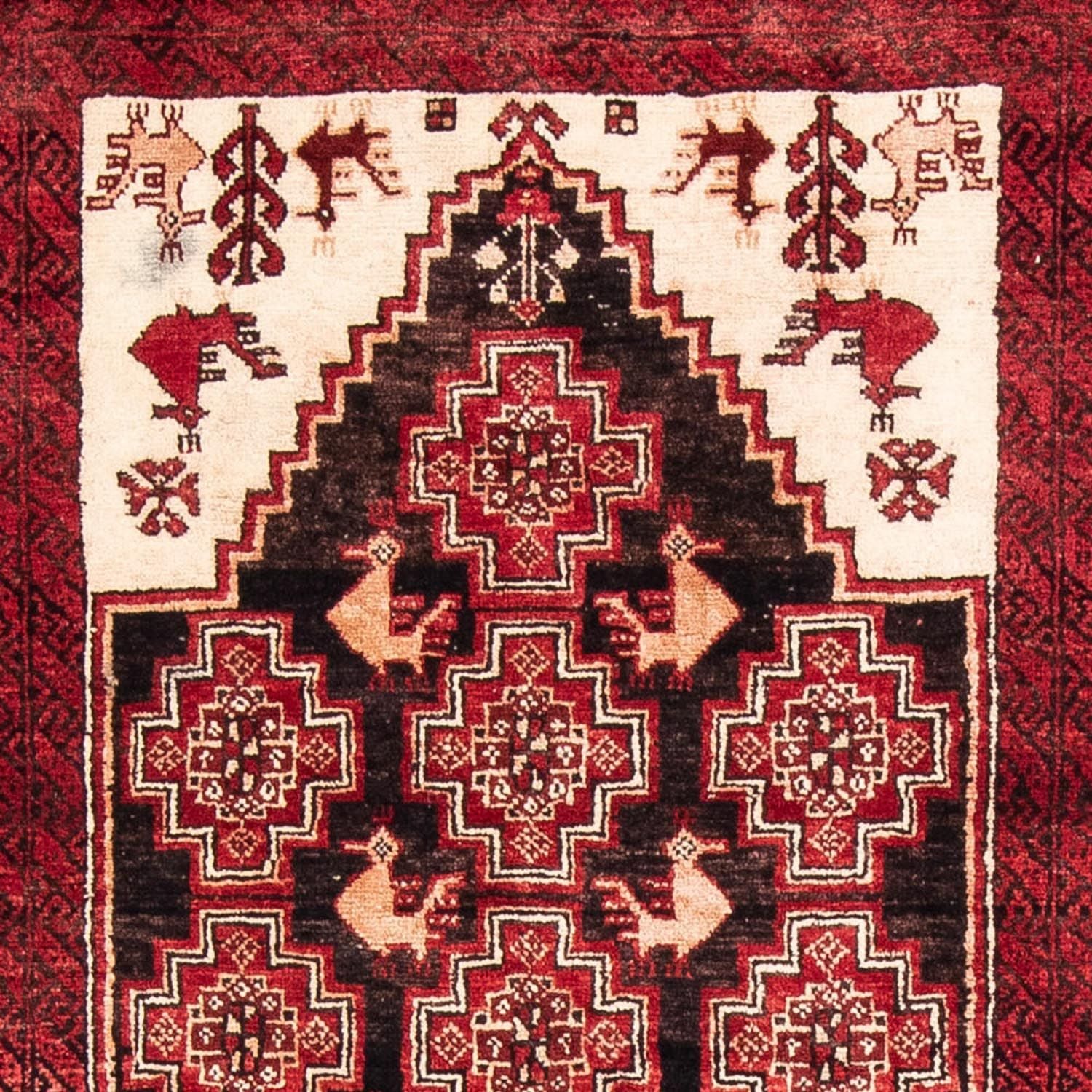 Belutsch Teppich 202 x 100 cm - rot - Image 2