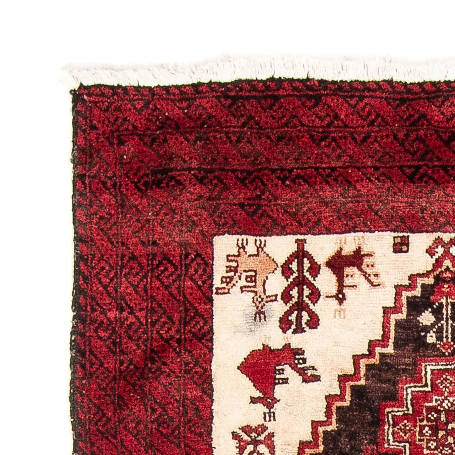 Belutsch Teppich 202 x 100 cm - rot - Image 3