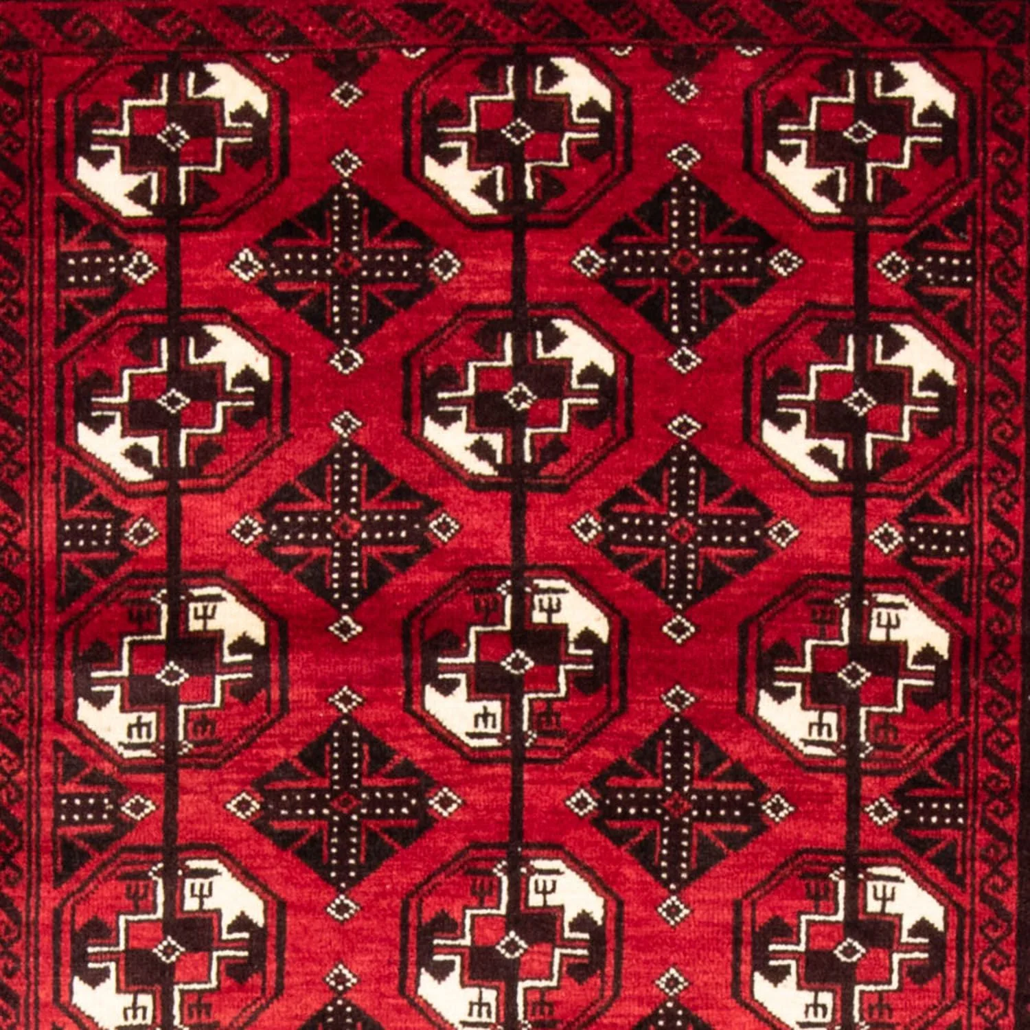 Belutsch Teppich 202 x 110 cm - dunkelrot - Image 2