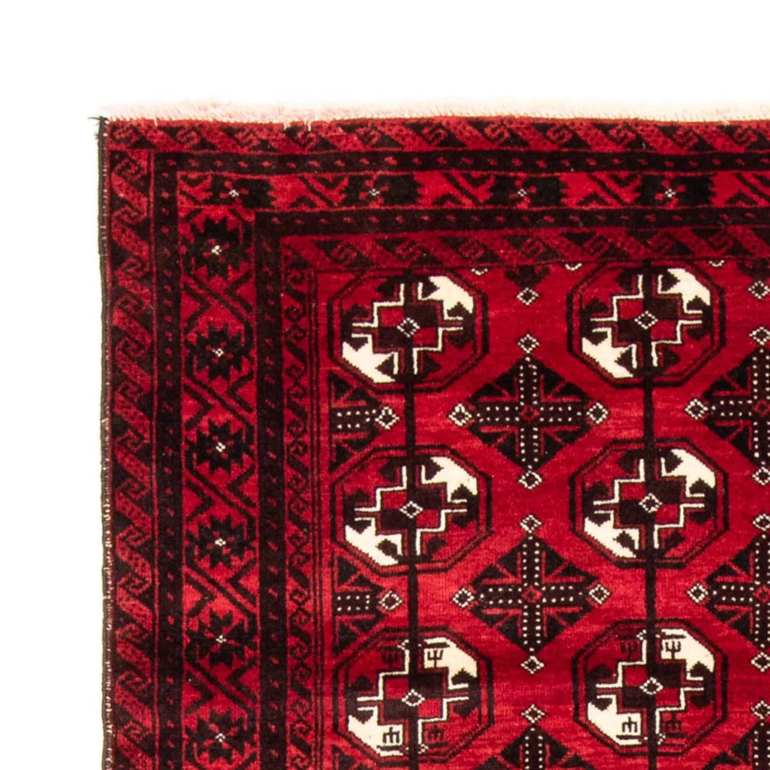 Belutsch Teppich 202 x 110 cm - dunkelrot - Image 3