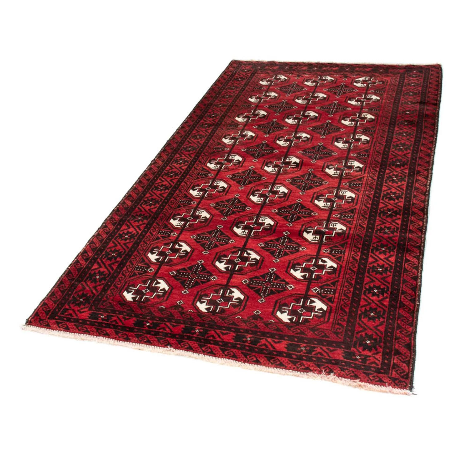 Belutsch Teppich 202 x 110 cm - dunkelrot - Image 5