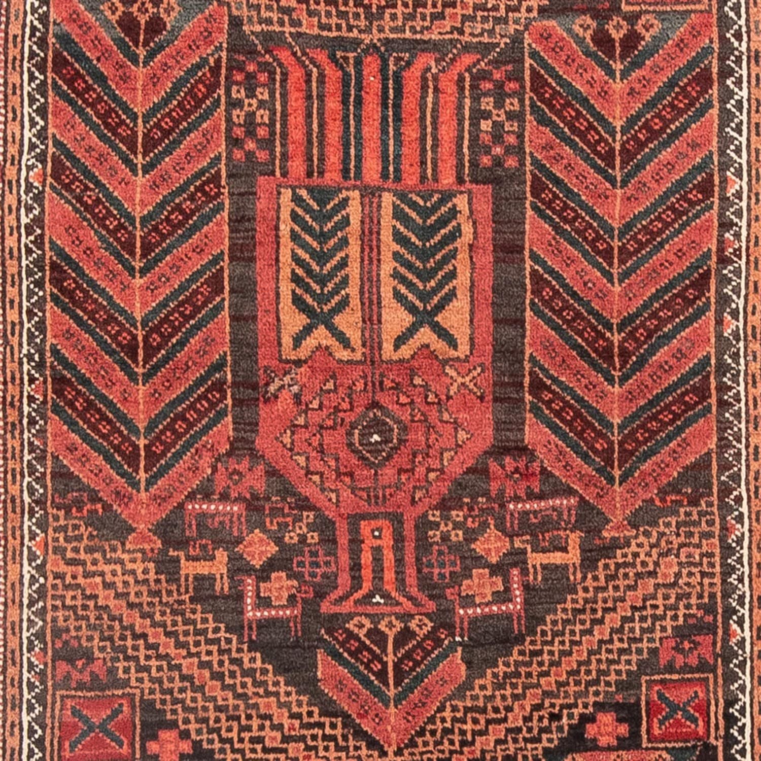Belutsch Teppich 205 x 100 cm - hellrot - Image 2