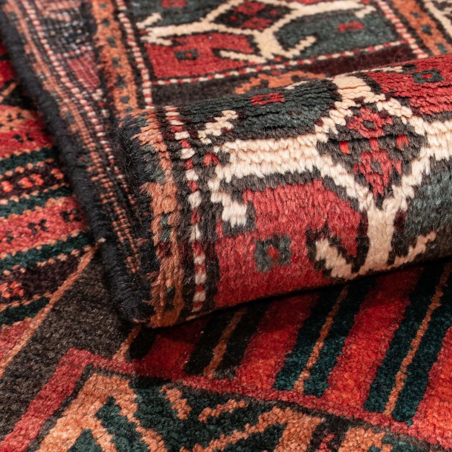 Belutsch Teppich 205 x 100 cm - hellrot - Image 4