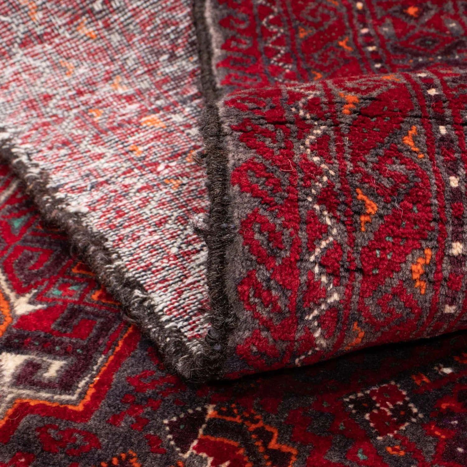 Belutsch Teppich 212 x 105 cm - rot - Image 4