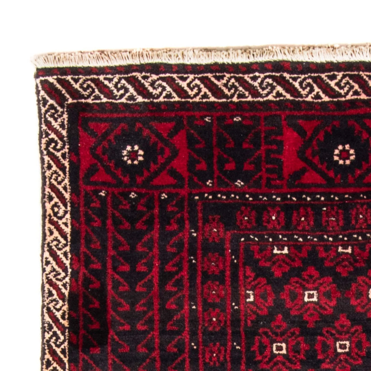 Belutsch Teppich 222 x 110 cm - dunkelrot - Image 3