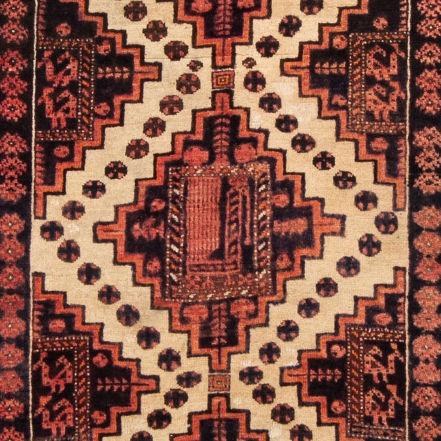 Belutsch Teppich 238 x 100 cm - hellrot - Image 2