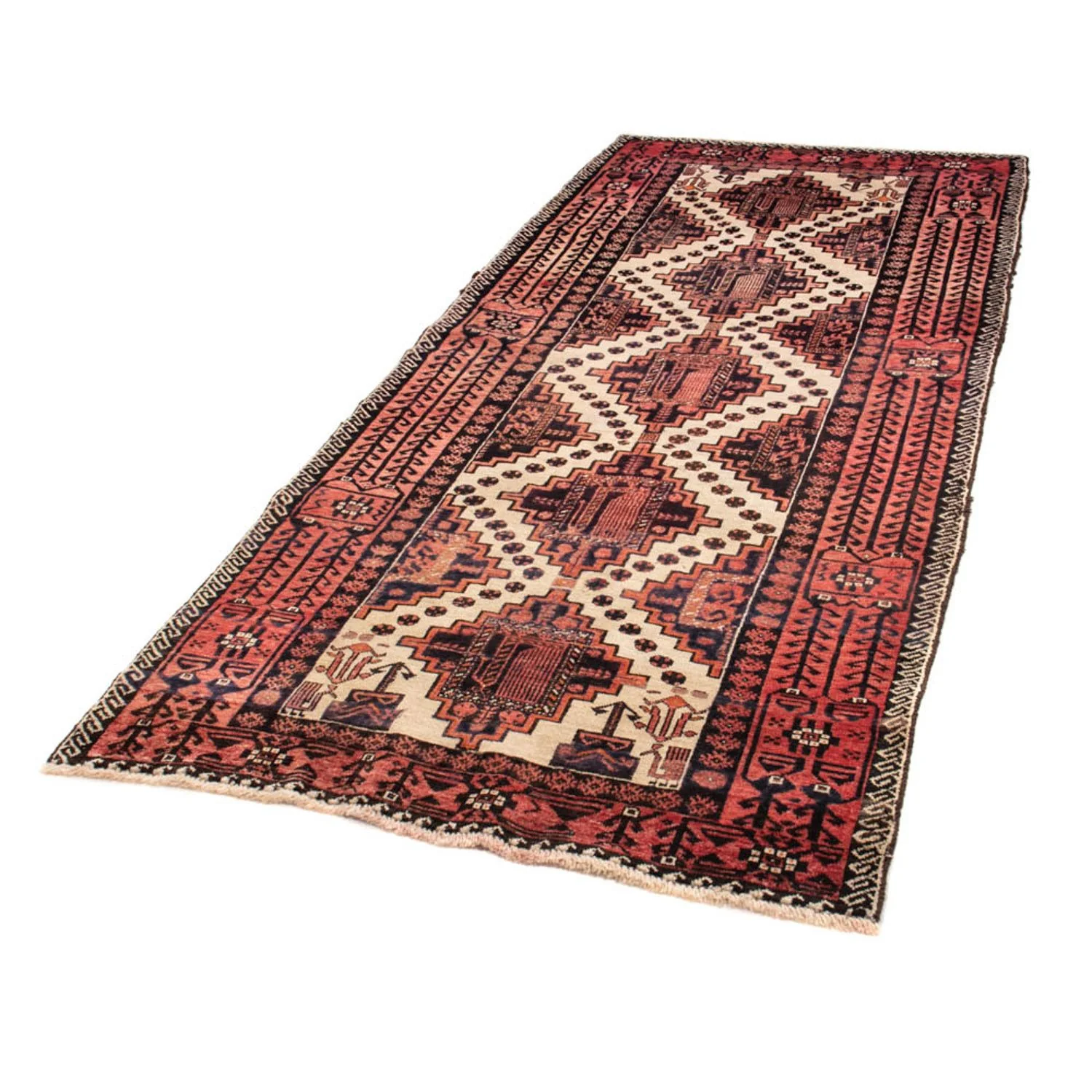 Belutsch Teppich 238 x 100 cm - hellrot - Image 5