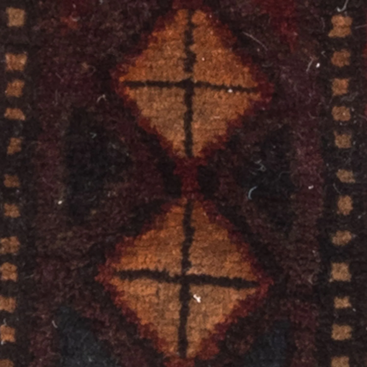 Belutsch Teppich - 68 x 24 cm - braun - Image 2
