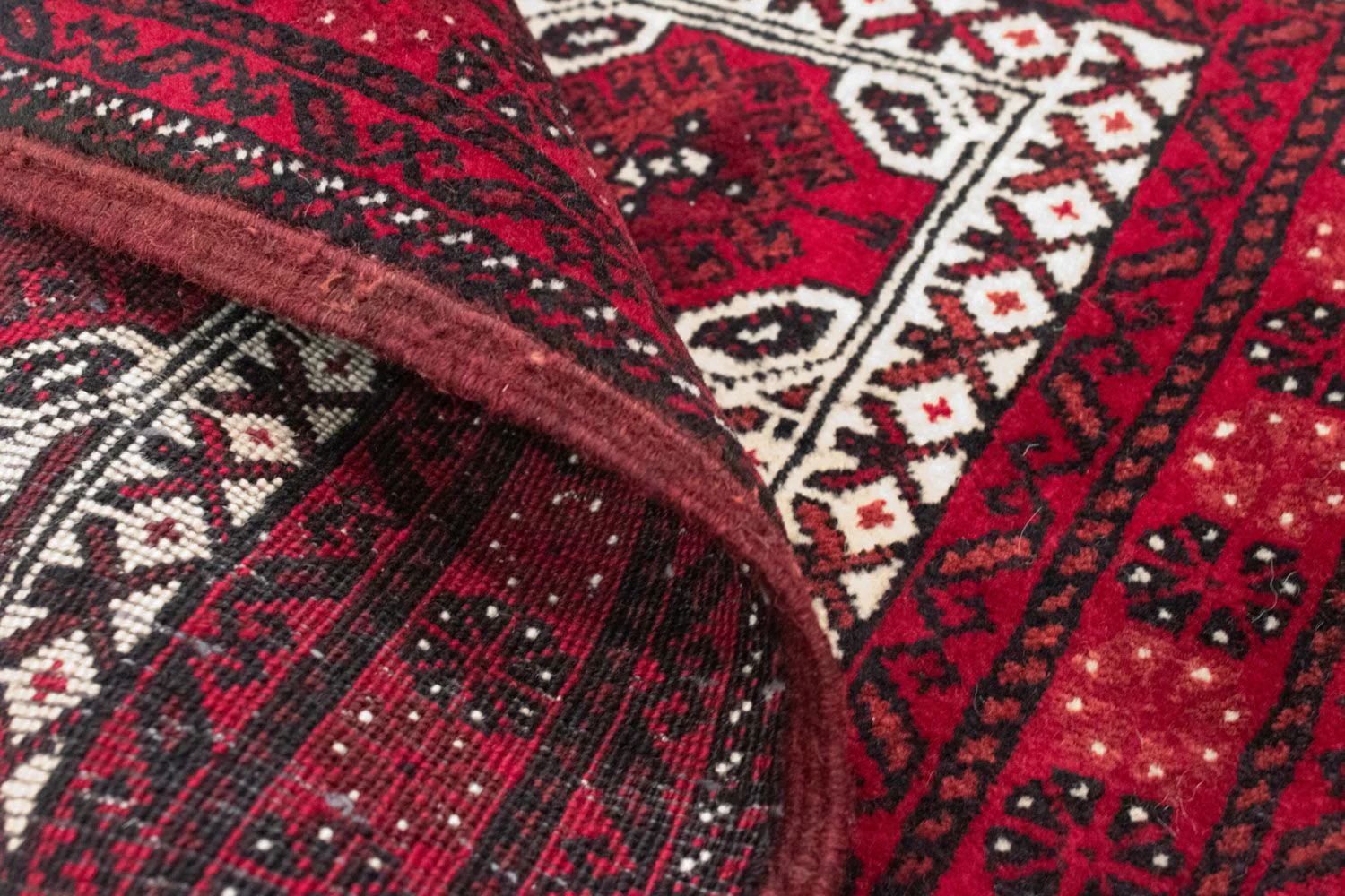 Belutsch Teppich 78 x 63 cm - rot - Image 4