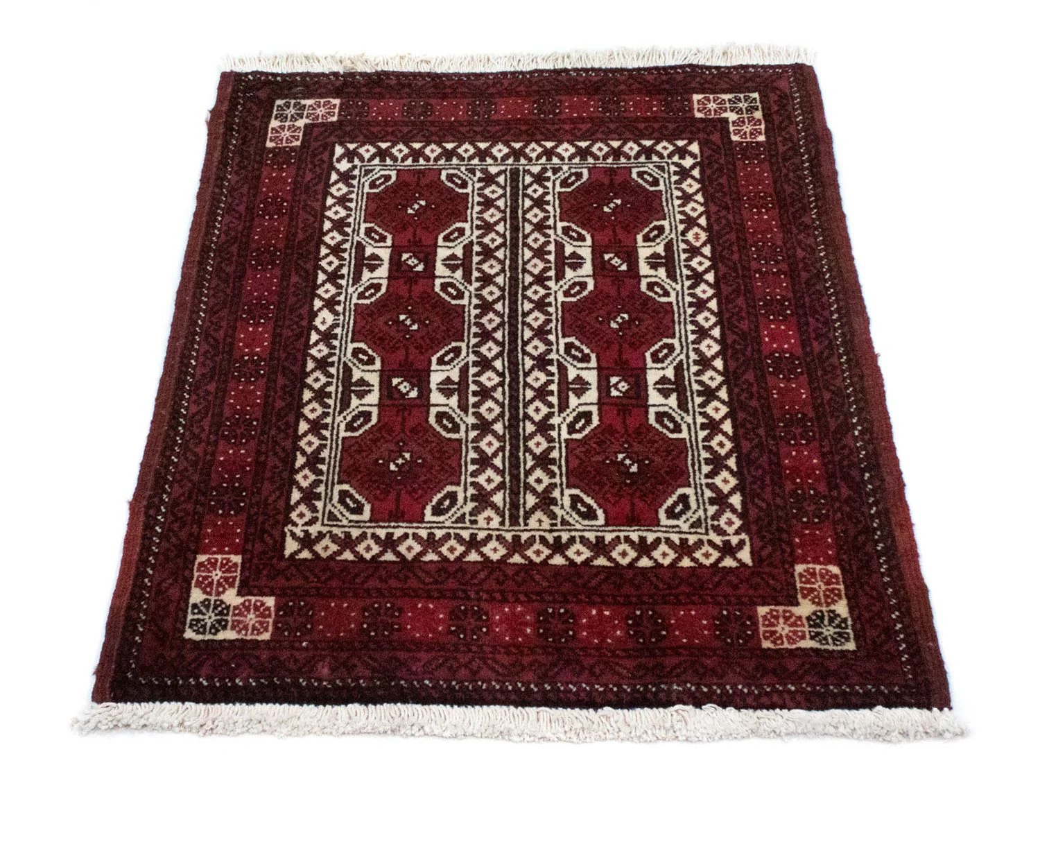Belutsch Teppich 78 x 63 cm - rot - Image 5