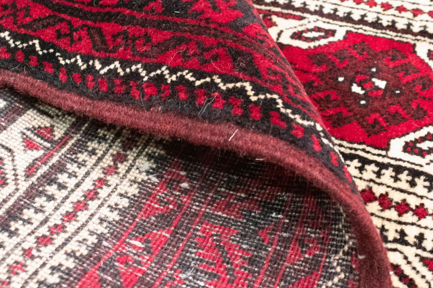 Belutsch Teppich 95 x 74 cm - rot - Image 4
