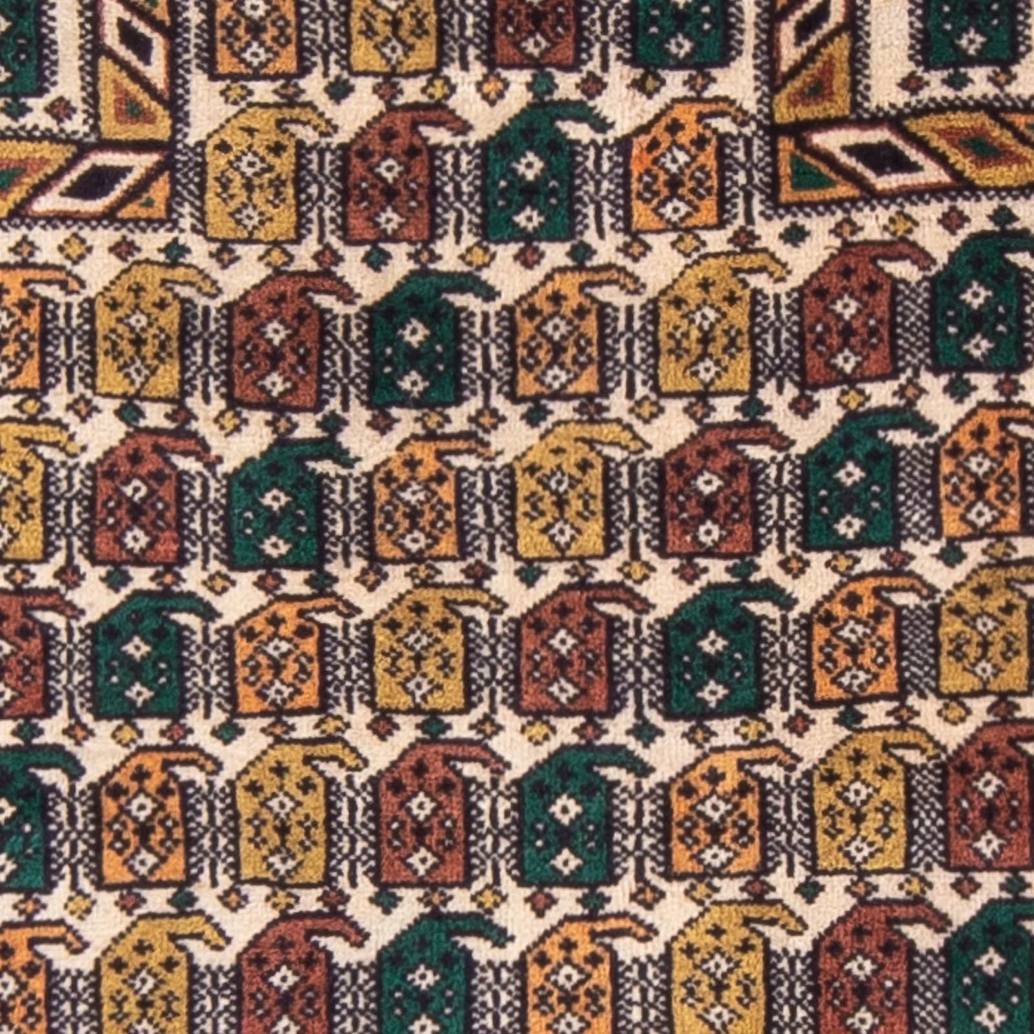 Belutsch Teppich - Gebetsteppich - 126 x 82 cm - mehrfarbig - Image 2