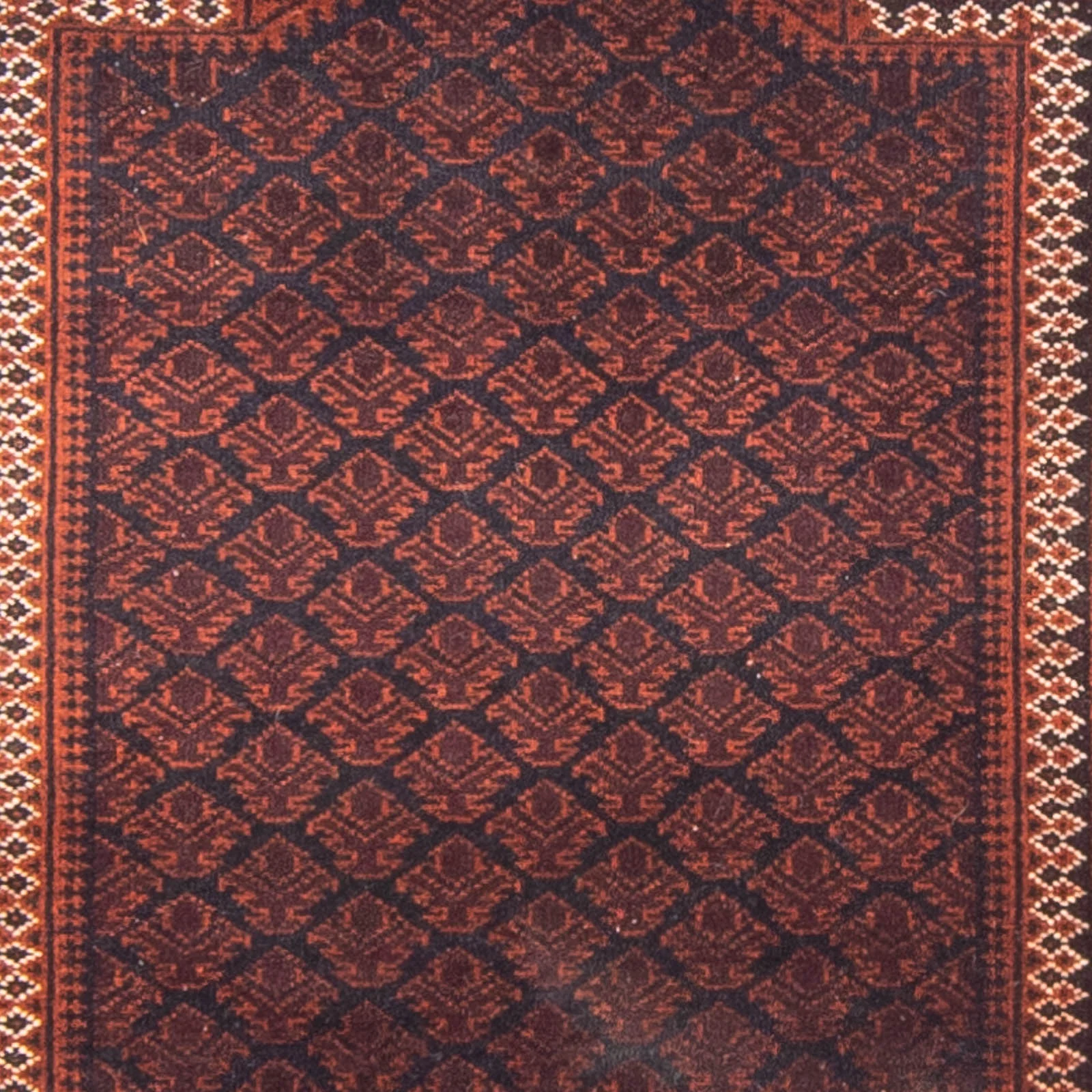 Belutsch Teppich - Gebetsteppich - 130 x 86 cm - dunkelblau - Image 2