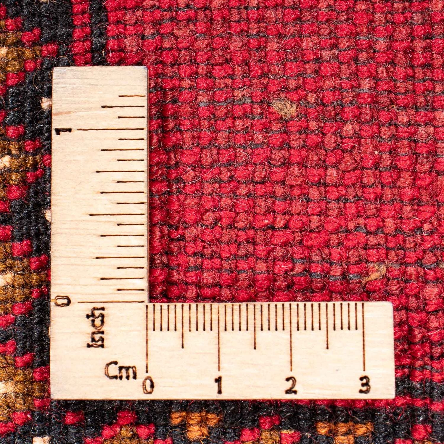 Belutsch Teppich - Gebetsteppich - 131 x 96 cm - rot - Image 6