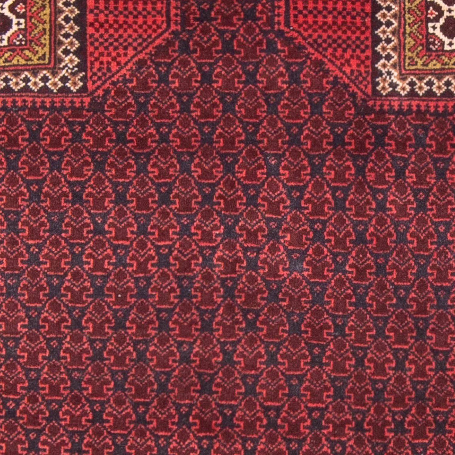 Belutsch Teppich - Gebetsteppich - 140 x 91 cm - dunkelblau - Image 2