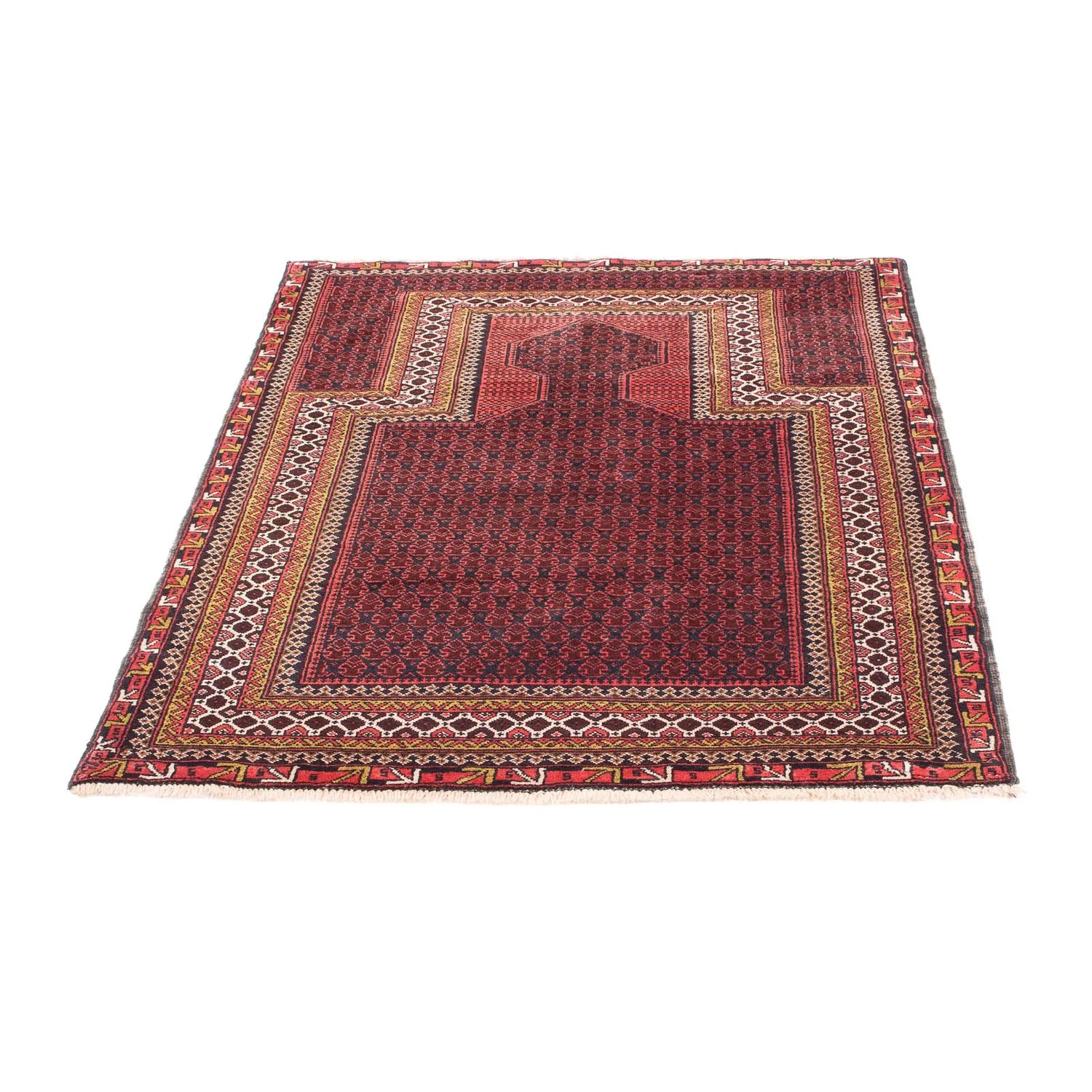 Belutsch Teppich - Gebetsteppich - 140 x 91 cm - dunkelblau - Image 5