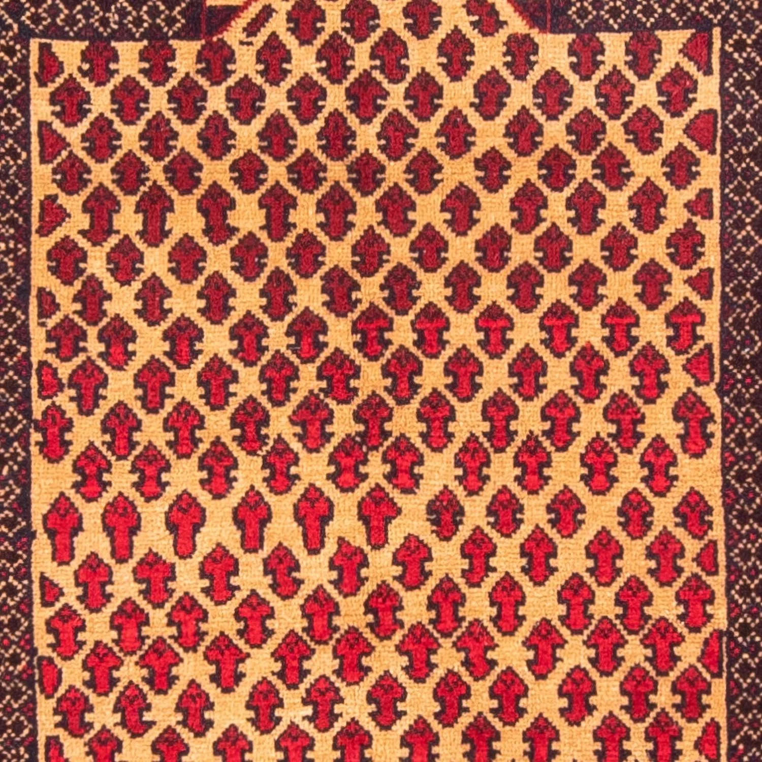 Belutsch Teppich - Gebetsteppich - 147 x 86 cm - beige - Image 2