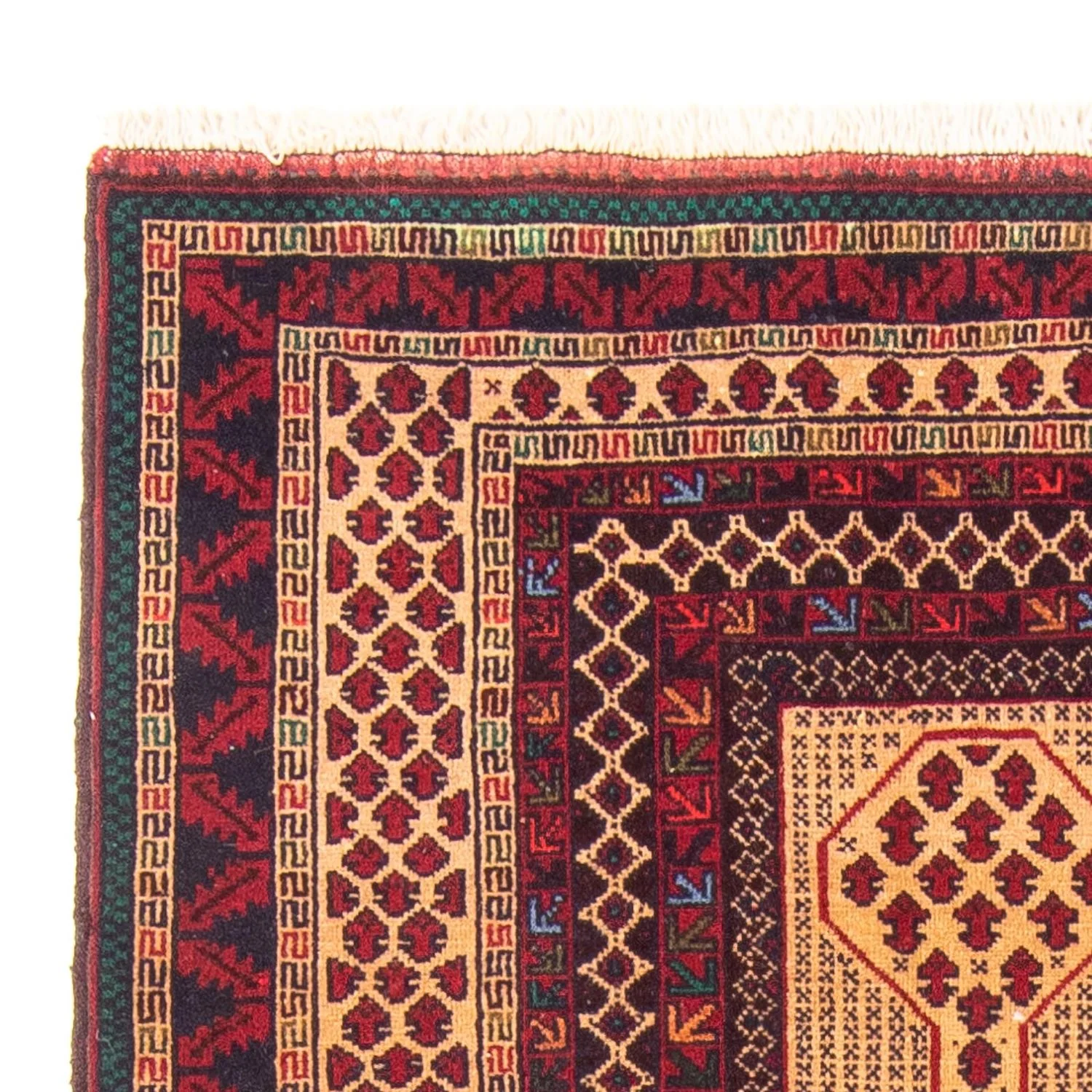 Belutsch Teppich - Gebetsteppich - 147 x 86 cm - beige - Image 3