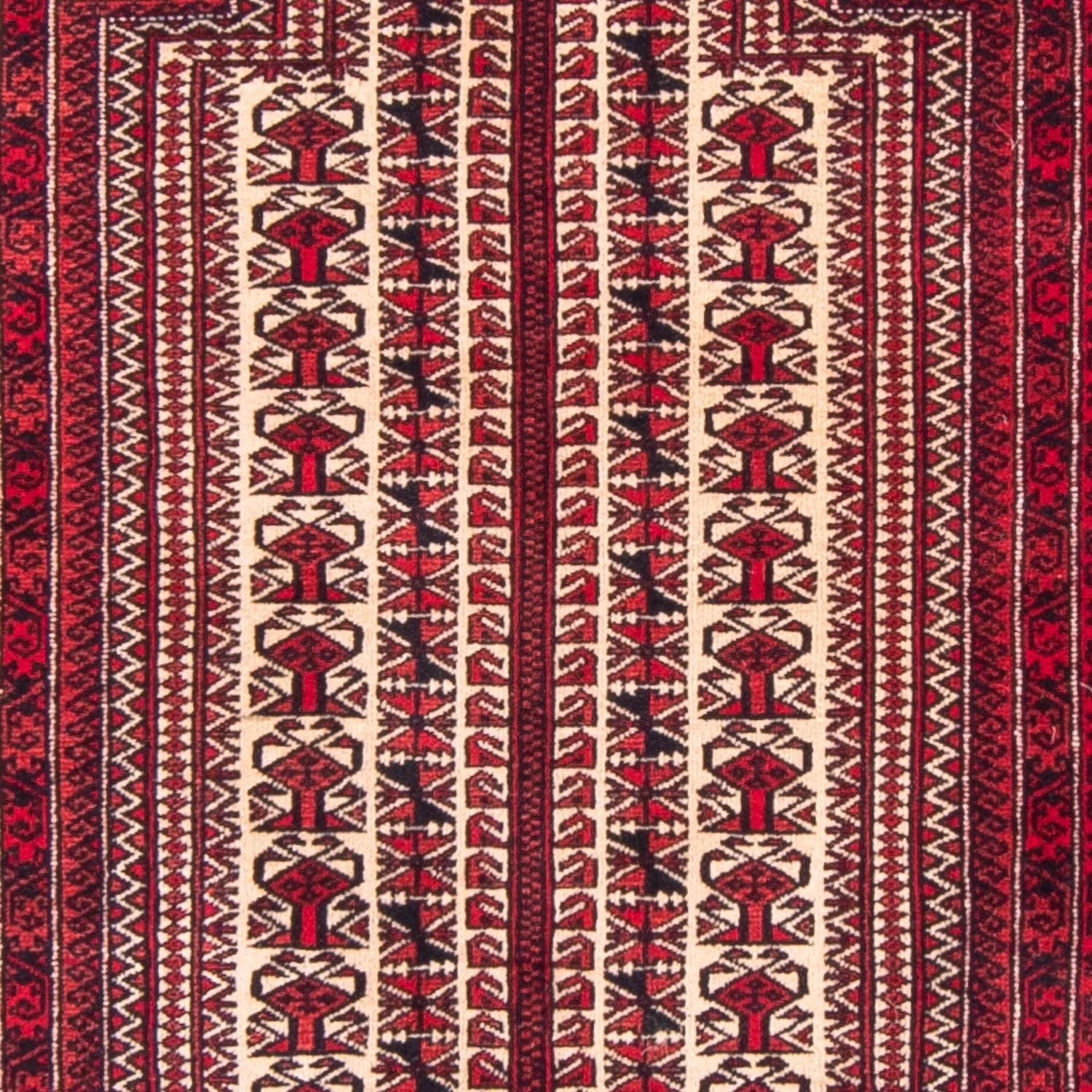 Belutsch Teppich - Gebetsteppich - 149 x 98 cm - beige - Image 2