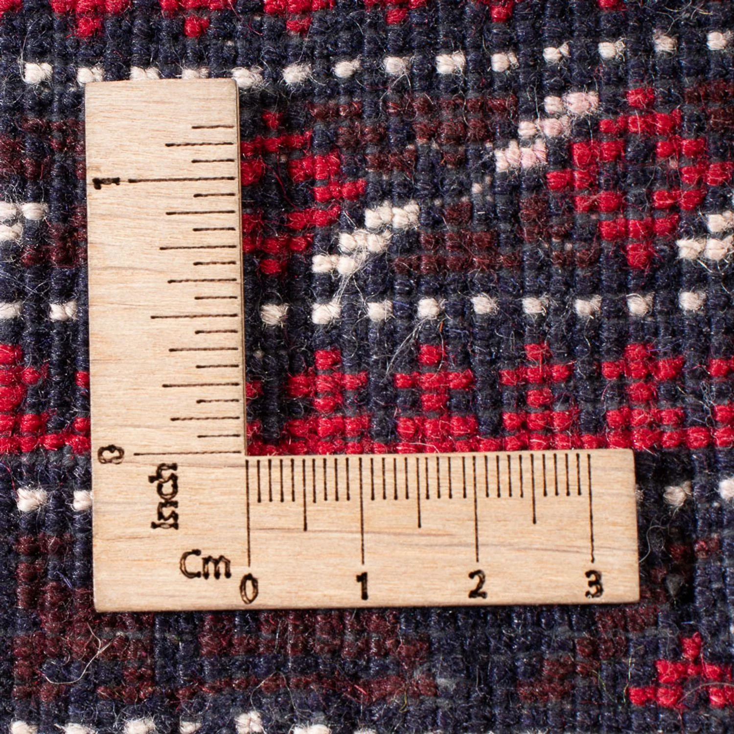 Belutsch Teppich quadratisch  - 250 x 250 cm - dunkelrot - Image 6