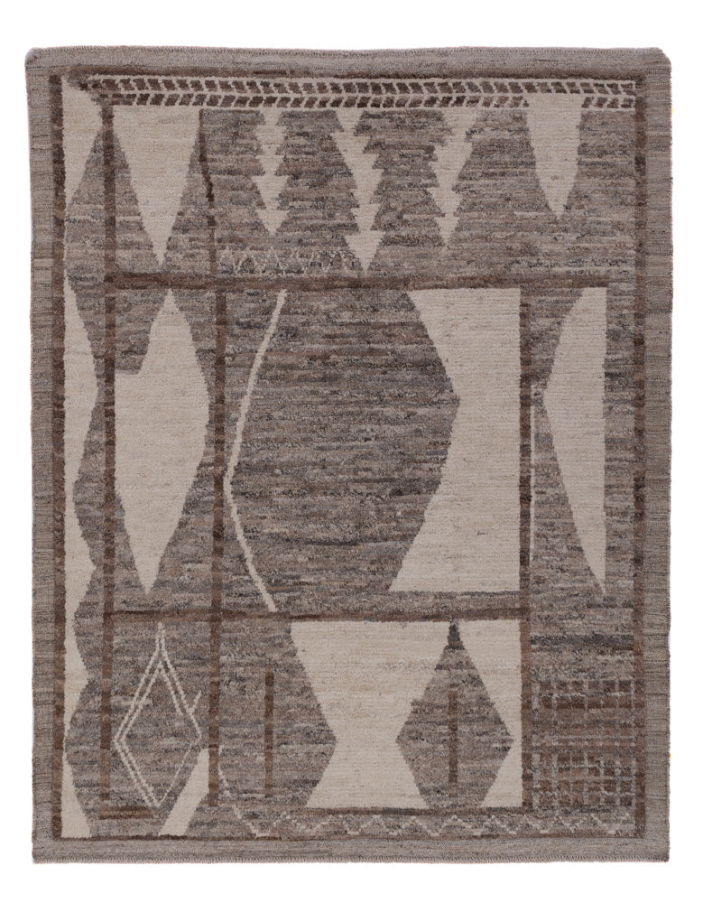 Berber Teppich 190x144cm - Wollteppich