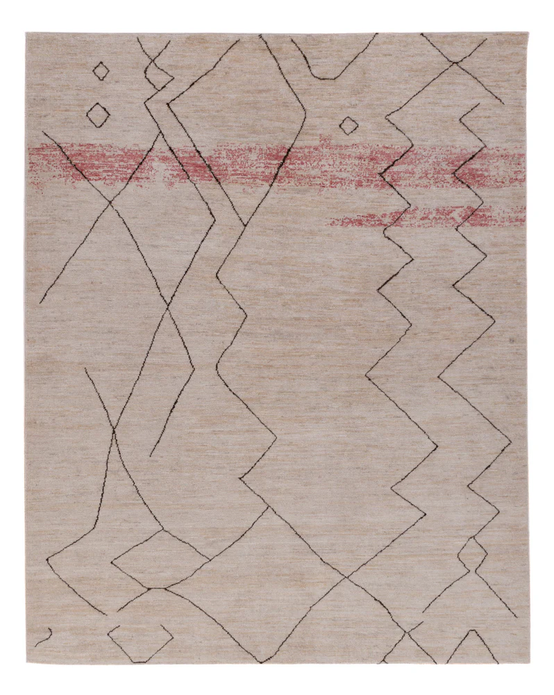 Berber Teppich 211x165cm - Wollteppich