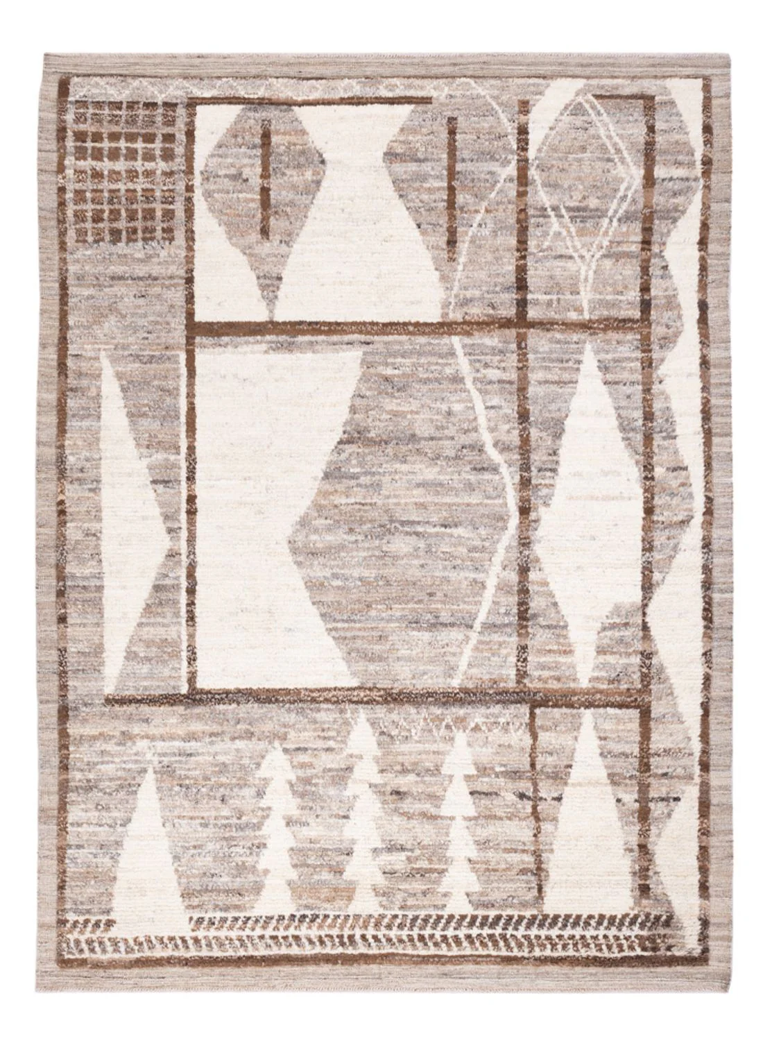 Berber Teppich 247x183cm - Wollteppich