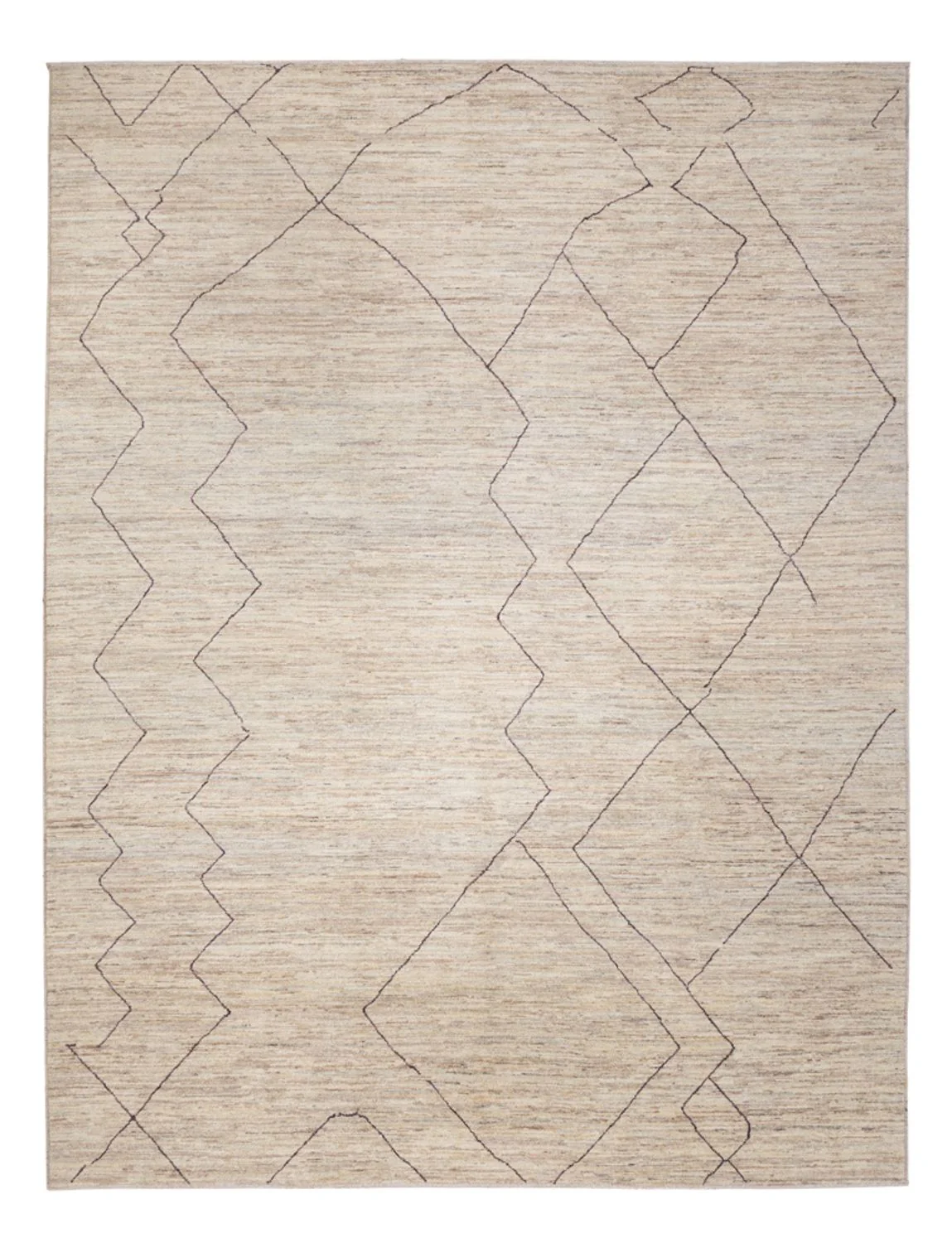 Berber Teppich 362x276cm - Wollteppich