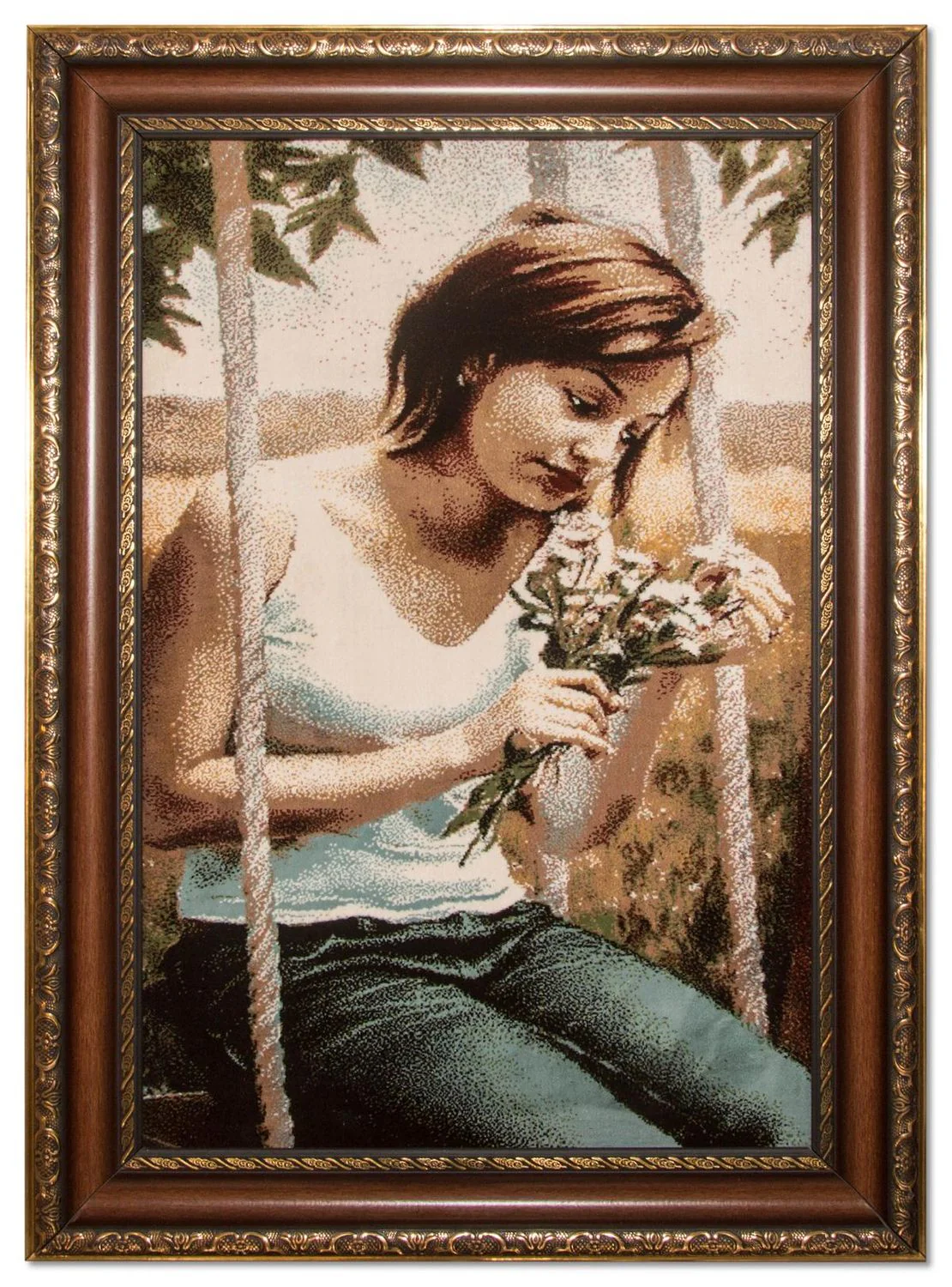 Bild-Teppich 85x60cm - Orientteppich
