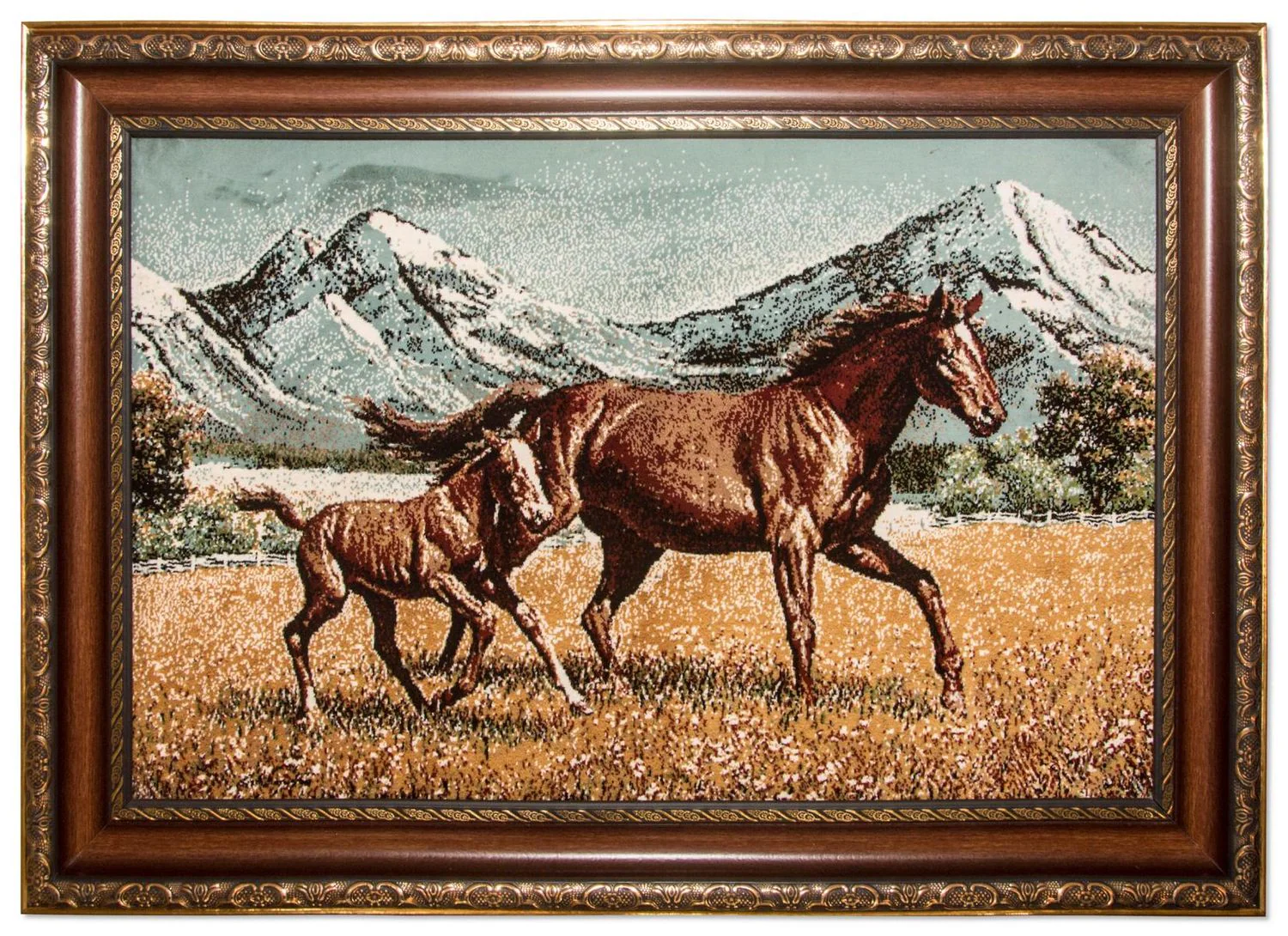 Bild-Teppich 85x60cm - Orientteppich