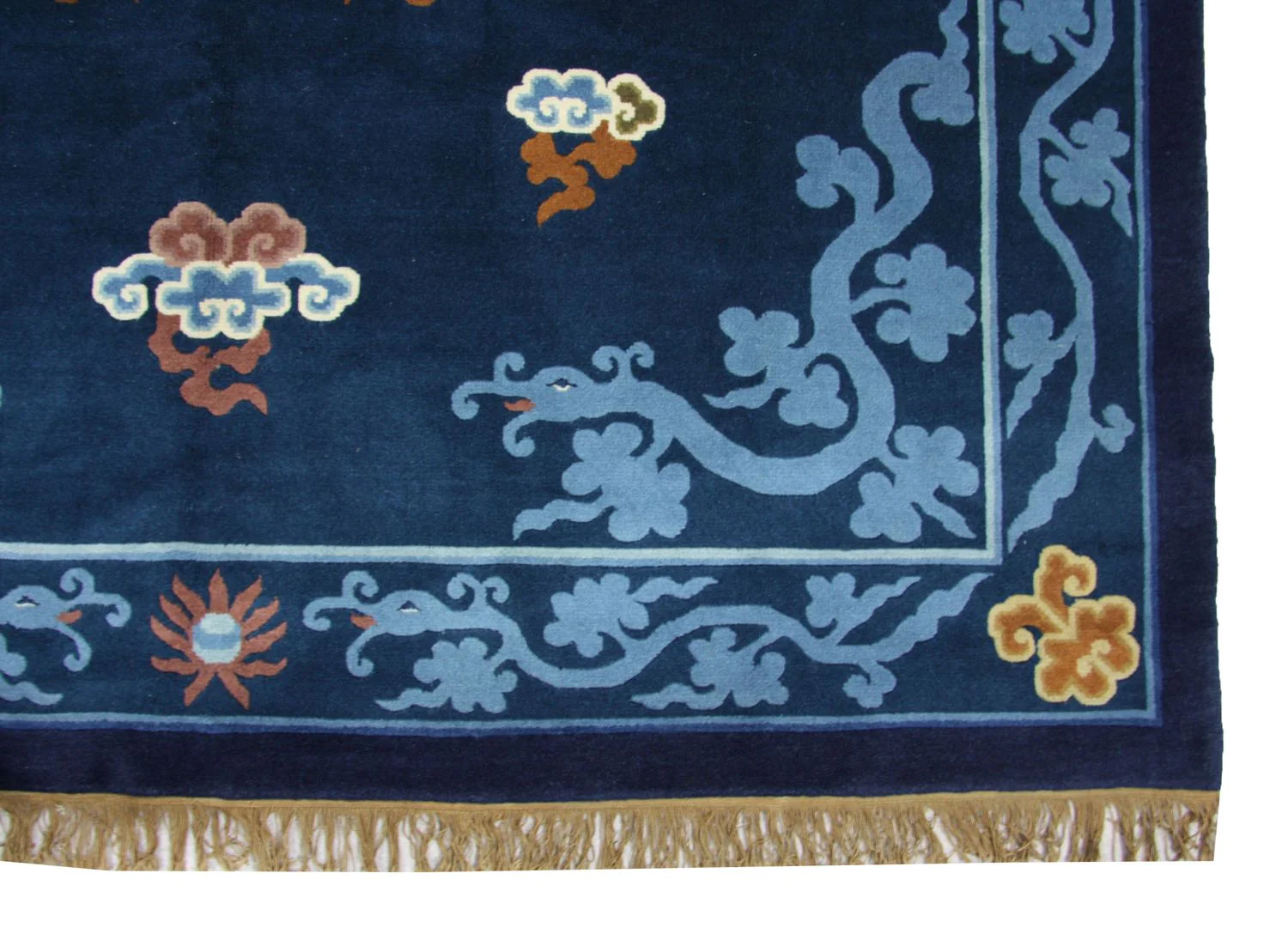 China Teppich 274 x 183 cm - blau - Image 3