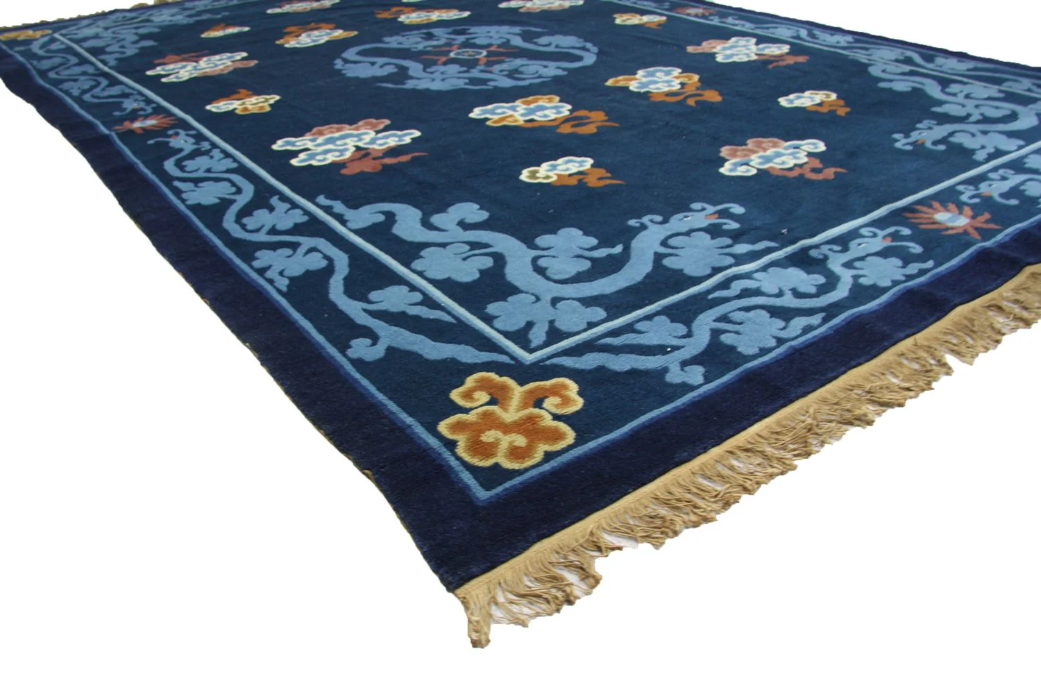 China Teppich 274 x 183 cm - blau - Image 4