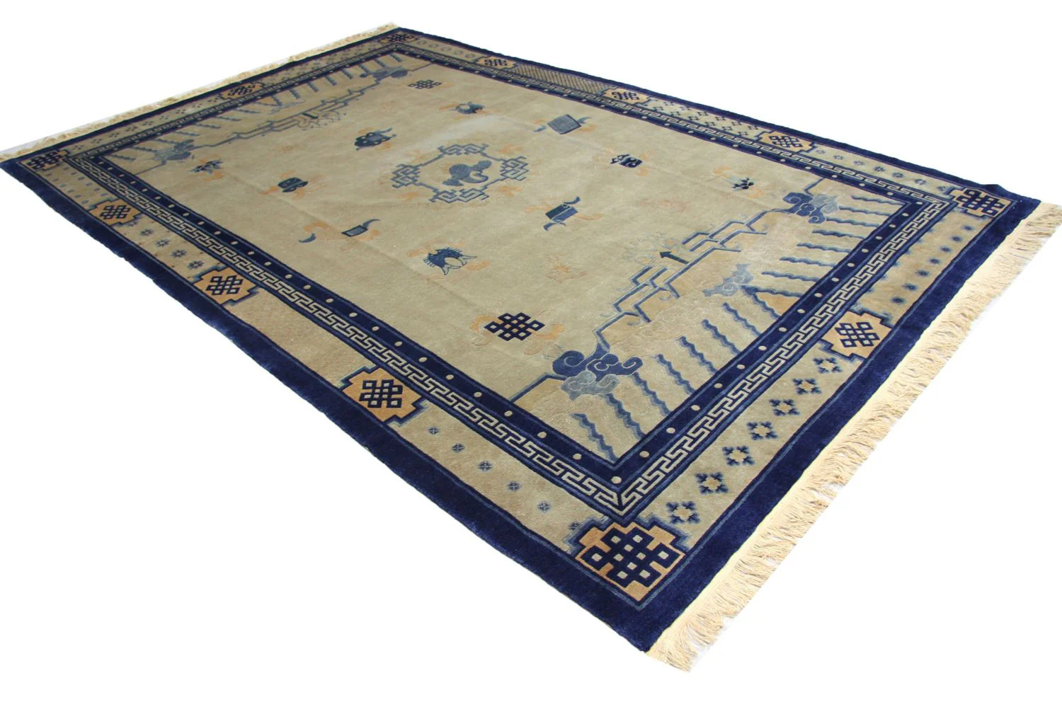 China Teppich 298 x 198 cm - blau - Image 5