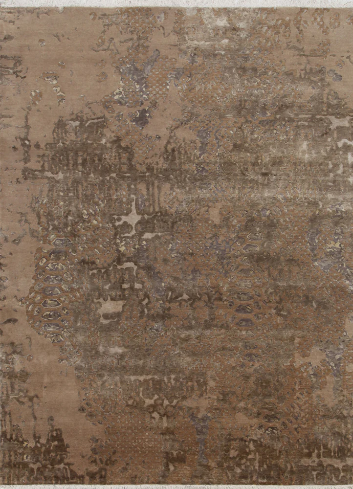 Designer Teppich - 150 x 75 cm - beige