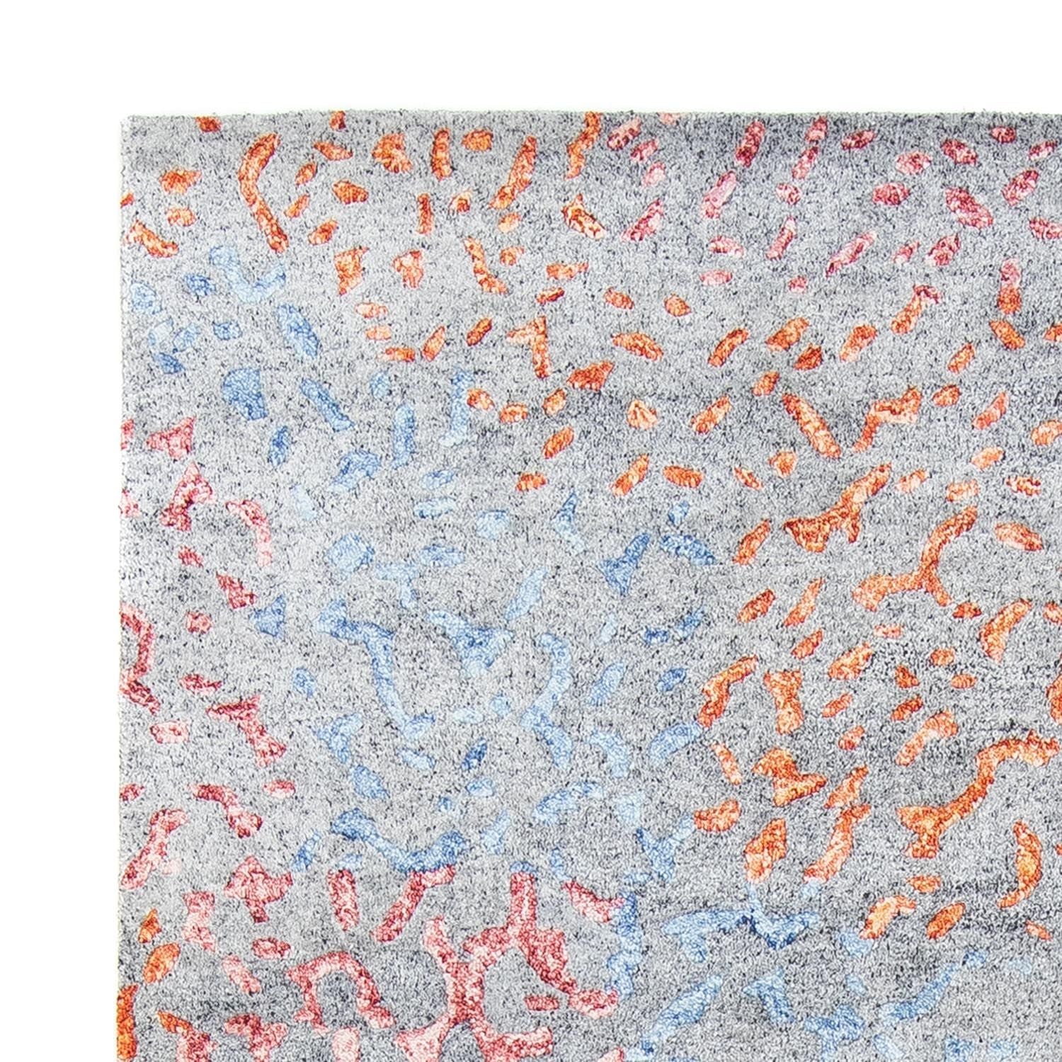 Designer Teppich 200 x 140 cm - hellblau - Image 3