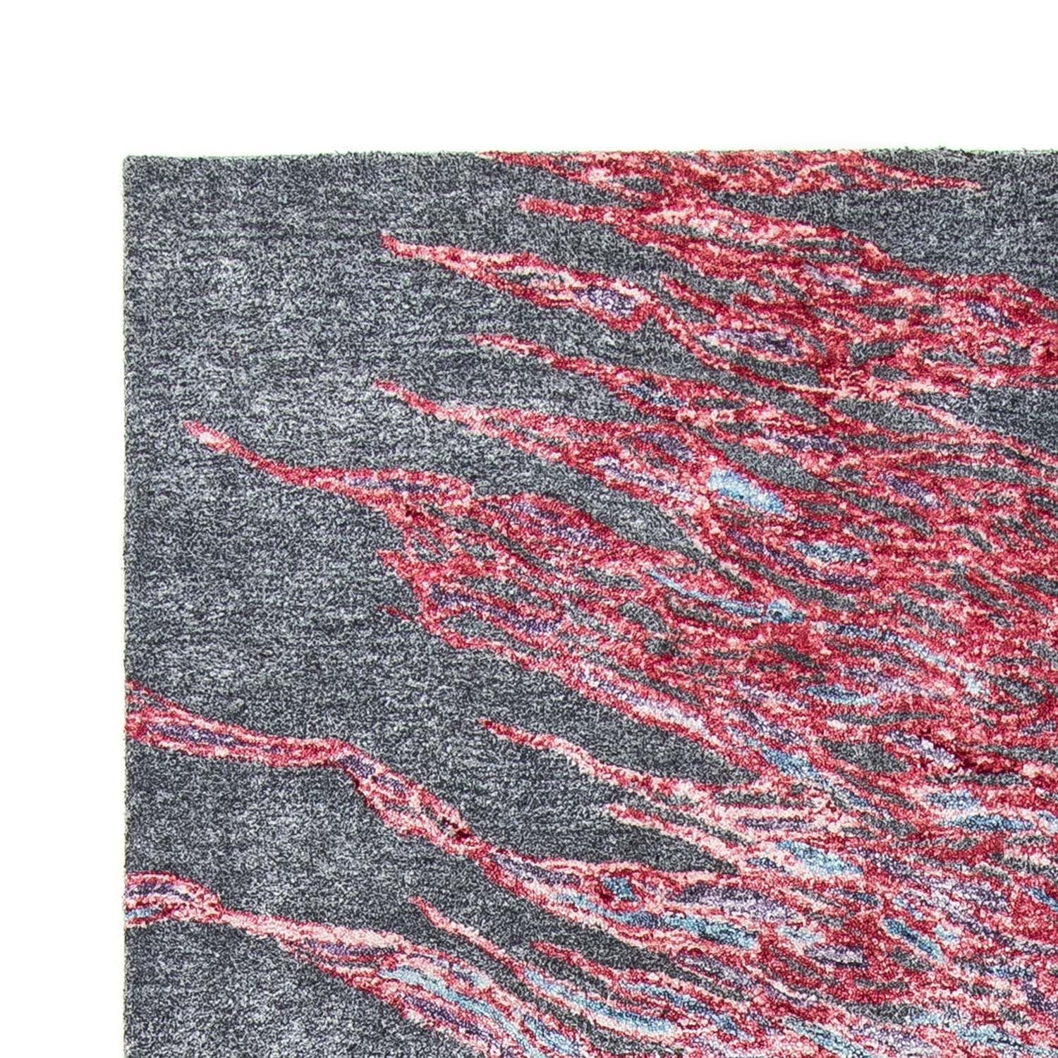 Designer Teppich 200 x 140 cm - grau - Image 3