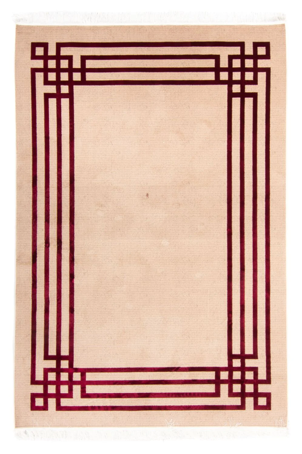 Designer Teppich - 225 x 150 cm - beige