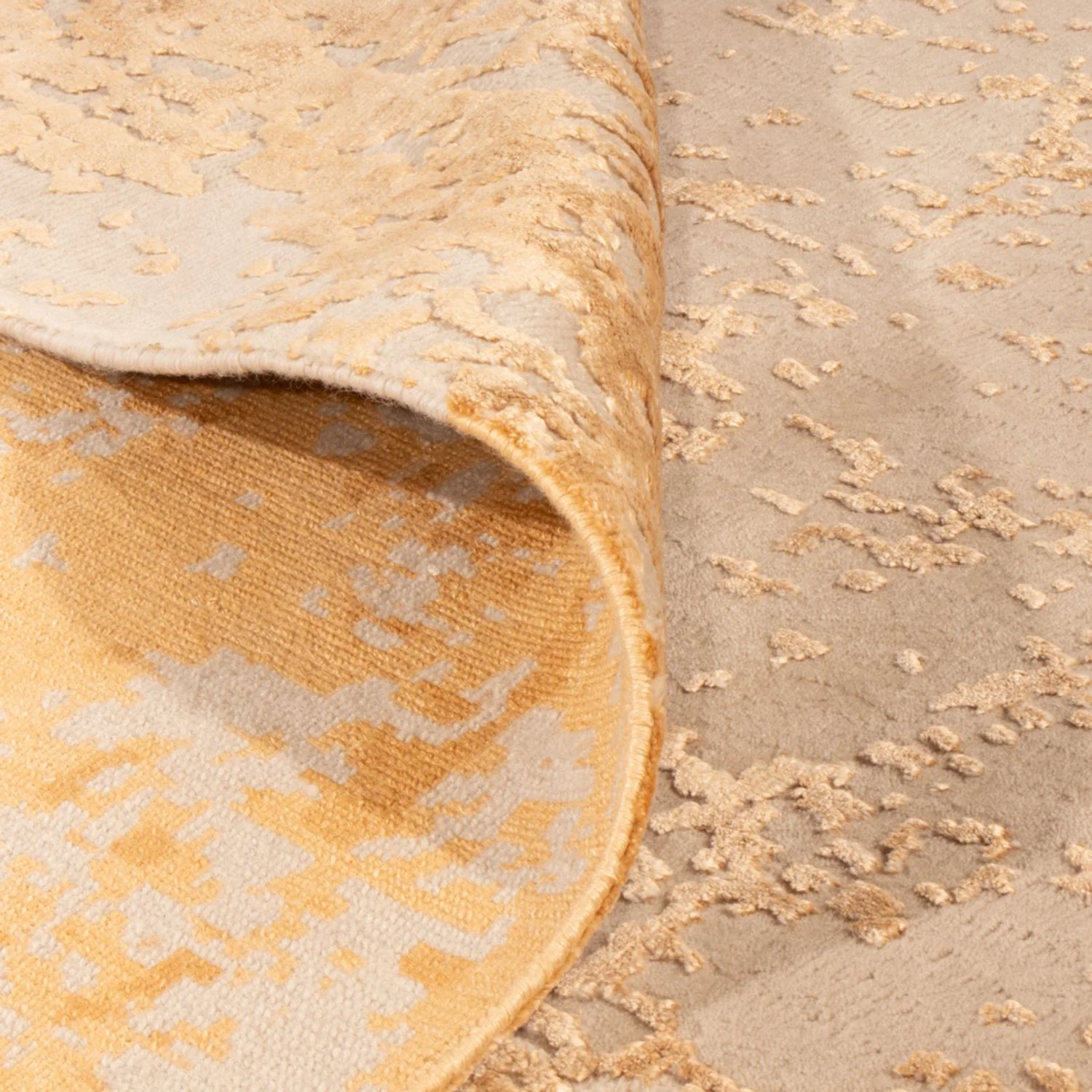 Designer Teppich - 246 x 171 cm - gold - Image 6