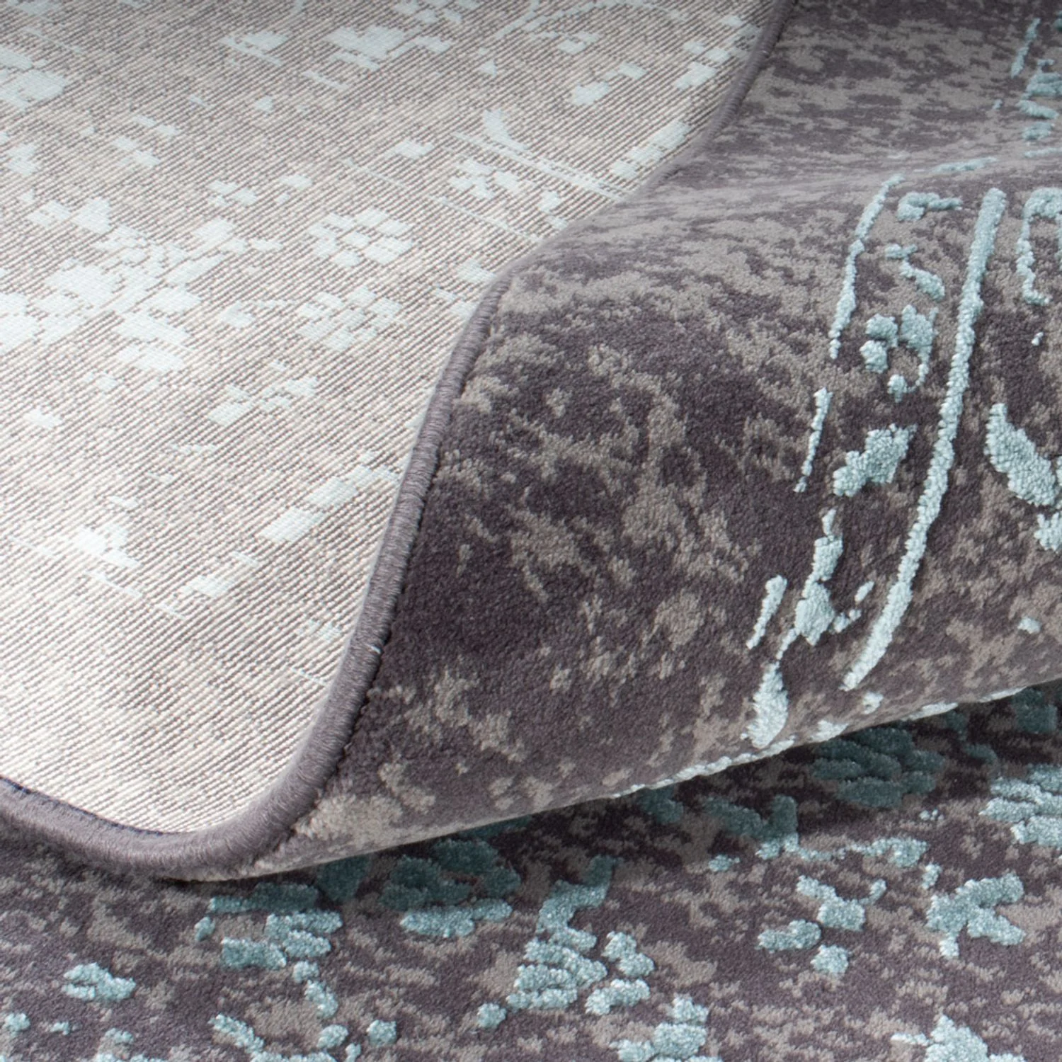 Designer Teppich - 300 x 200 cm - grau - Image 4