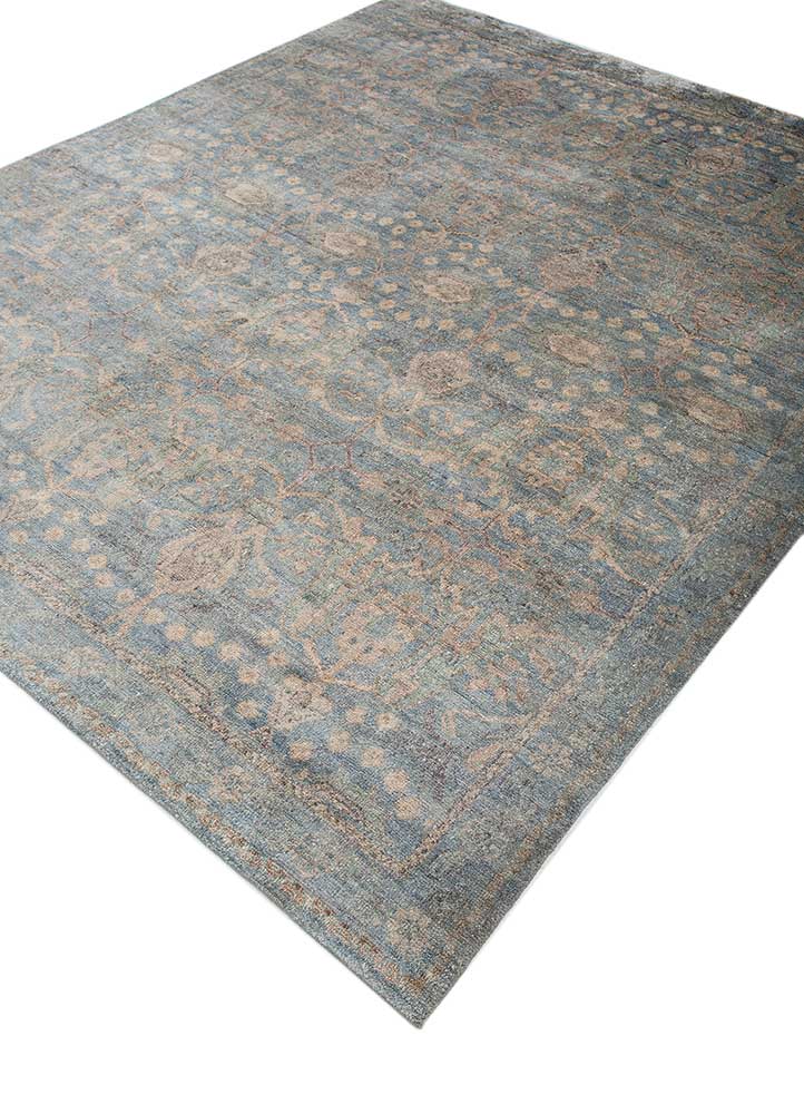 Designer Teppich - 300 x 240 cm - blau - Image 2