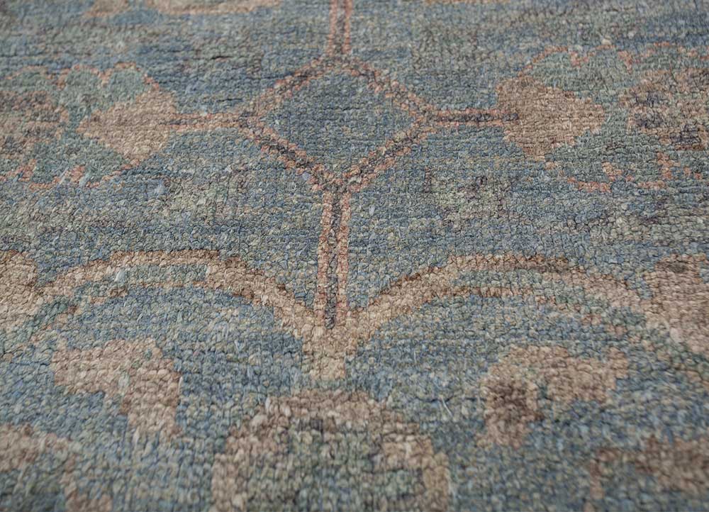 Designer Teppich - 300 x 240 cm - blau - Image 4