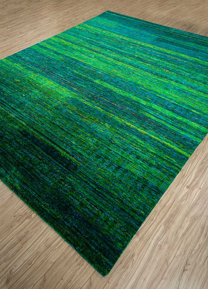 Designer Teppich - 300 x 240 cm - grün - Image 2