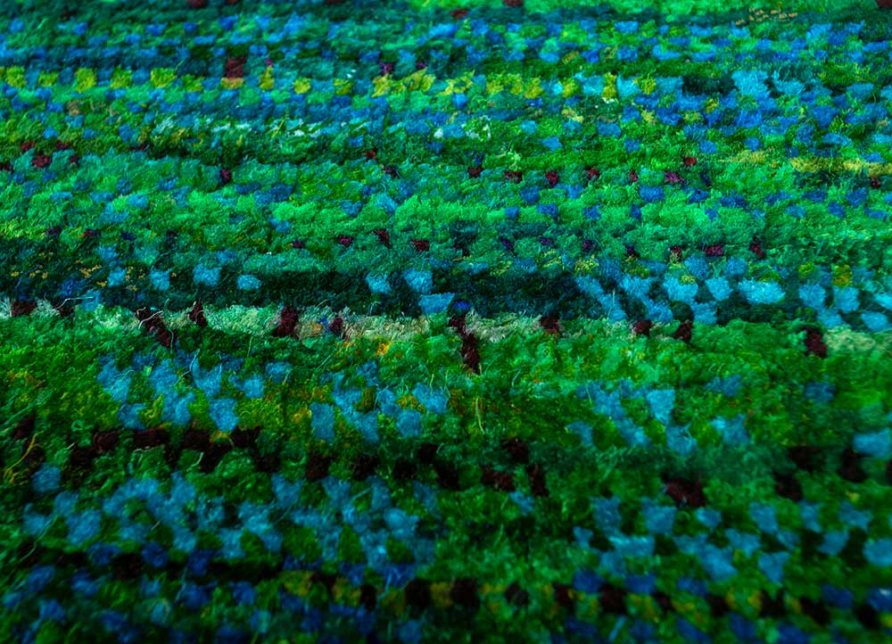 Designer Teppich - 300 x 240 cm - grün - Image 4
