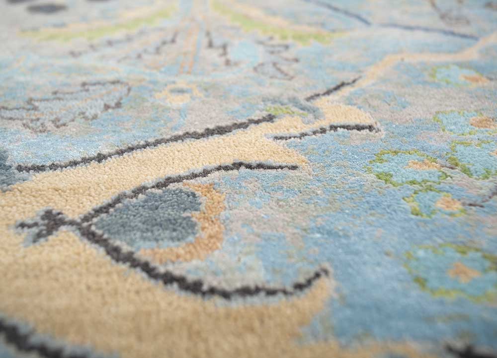 Designer Teppich - 300 x 240 cm - lichtblau - Image 3