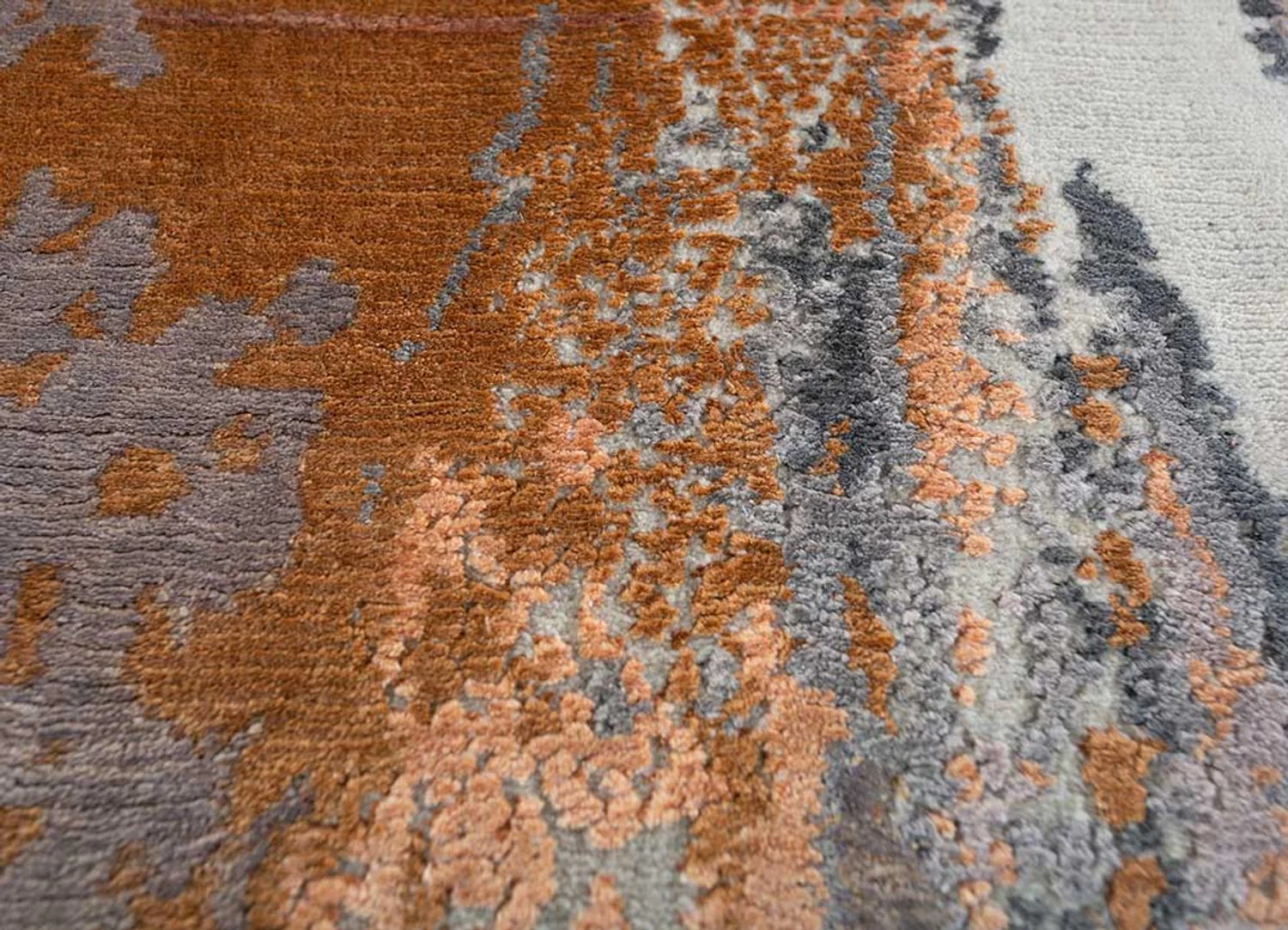 Designer Teppich - 450 x 360 cm - silber - Image 4