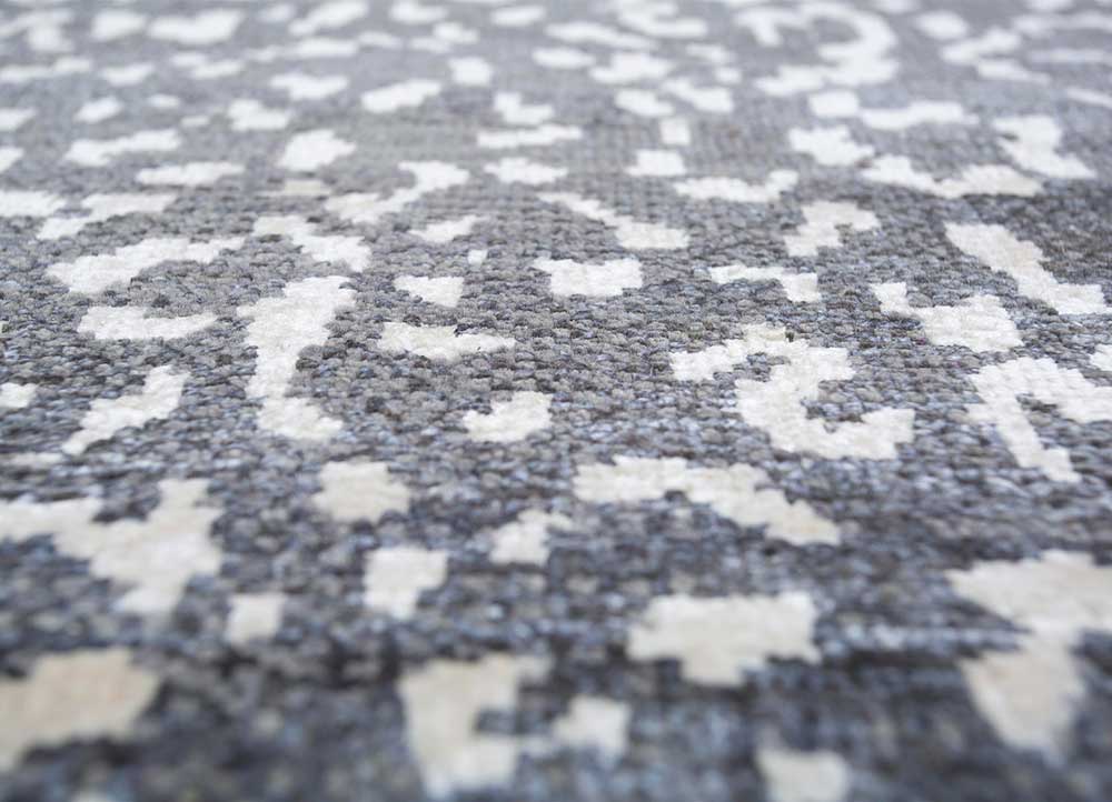 Designer Teppich - 90 x 60 cm - grau - Image 4
