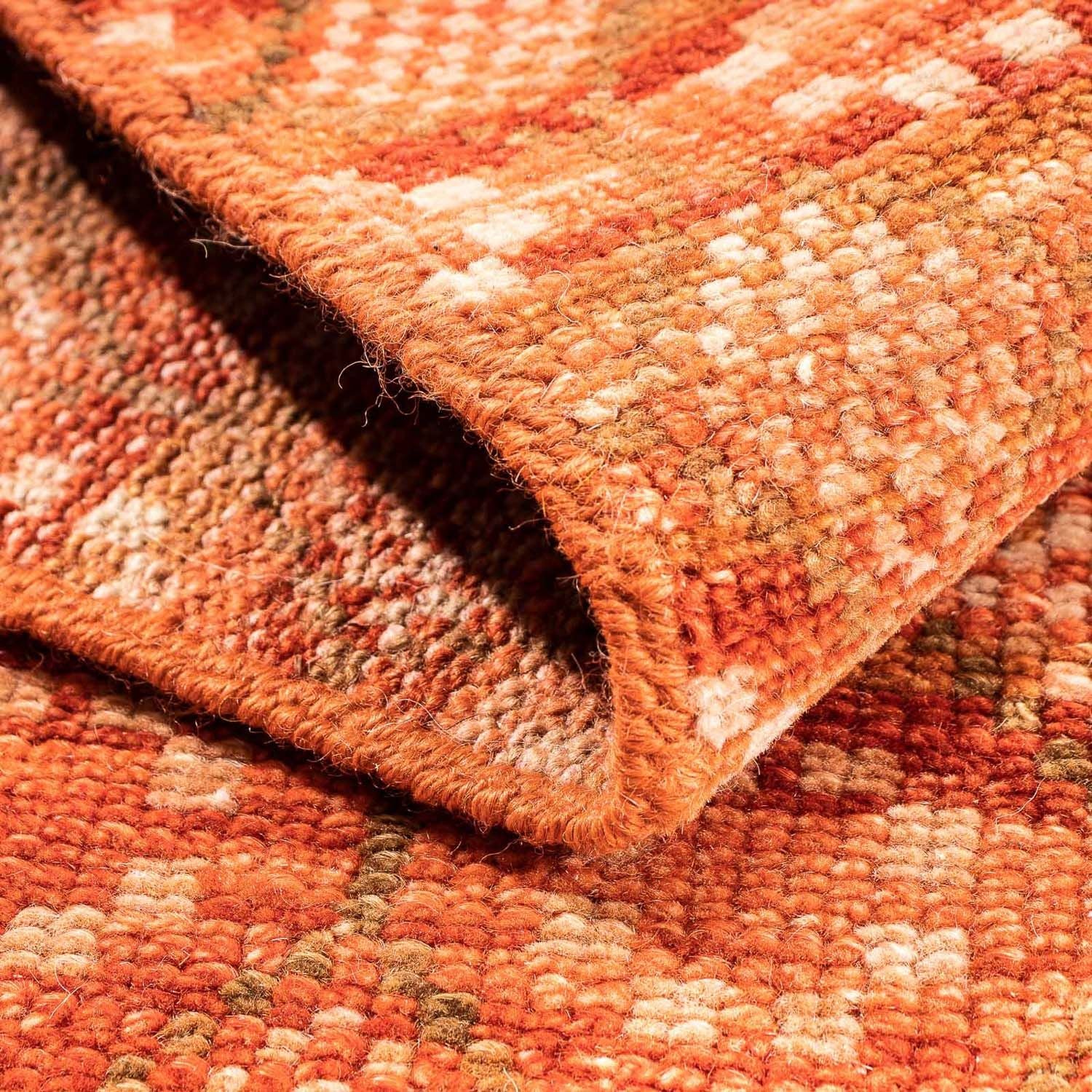 Designer Teppich 92 x 62 cm - orange - Image 4