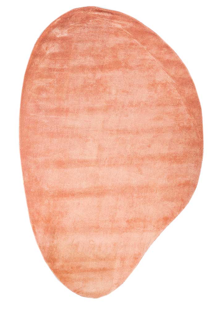 Designer Teppich sonderform - 170 x 257 cm - orange